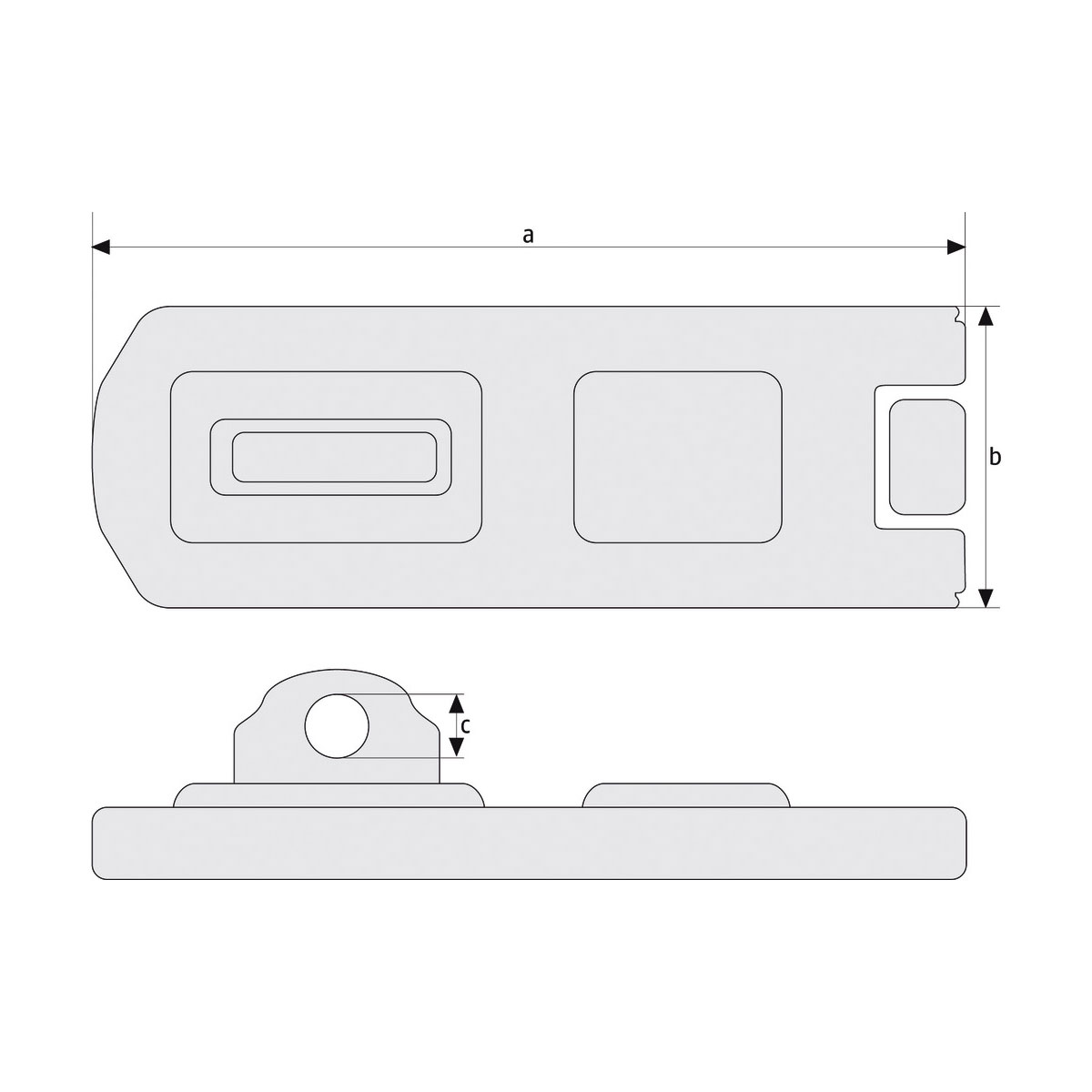 Abus Überfalle 200/75 mm Bild 2