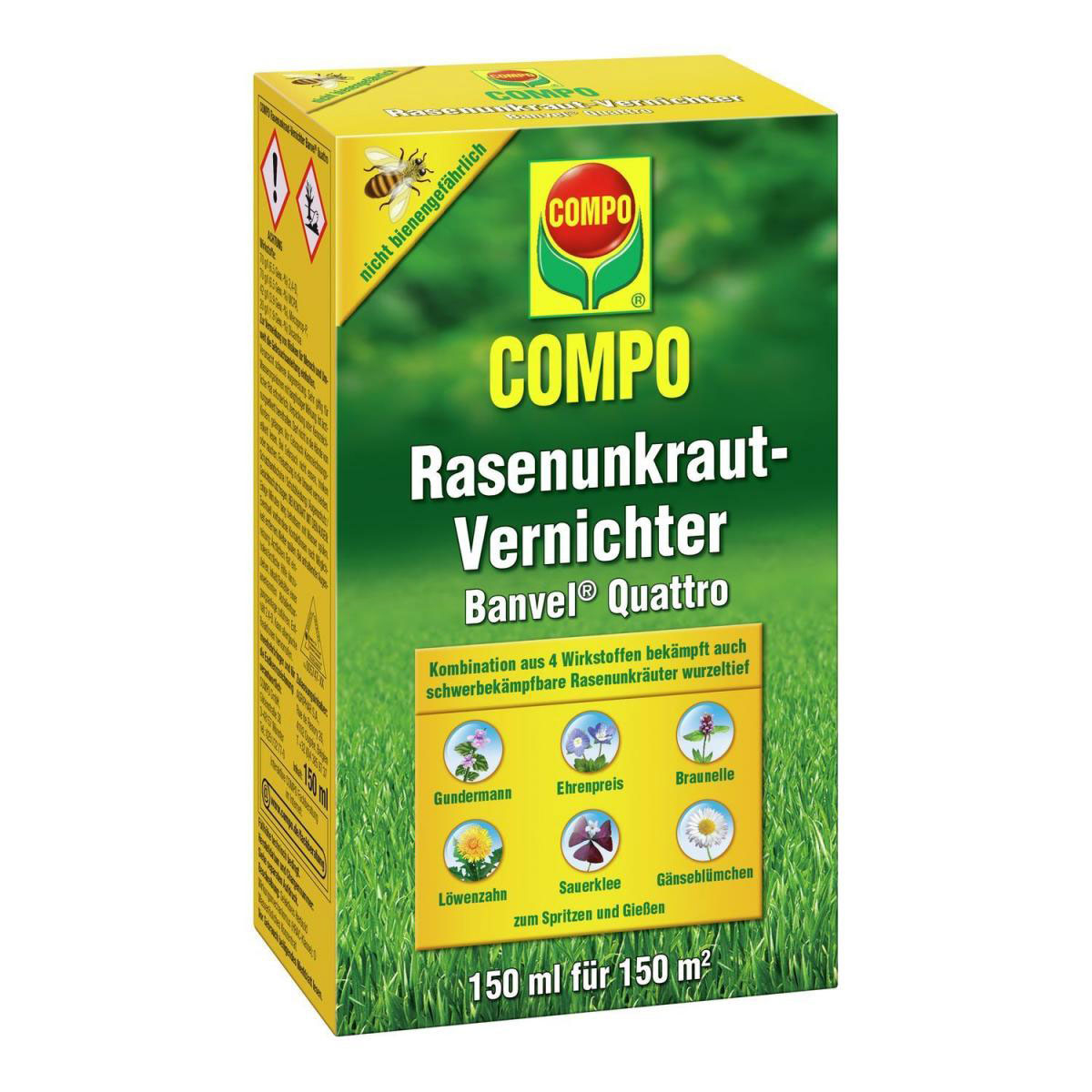 Compo Rasenunkraut-Vernichter Banvel Quattro 150 ml