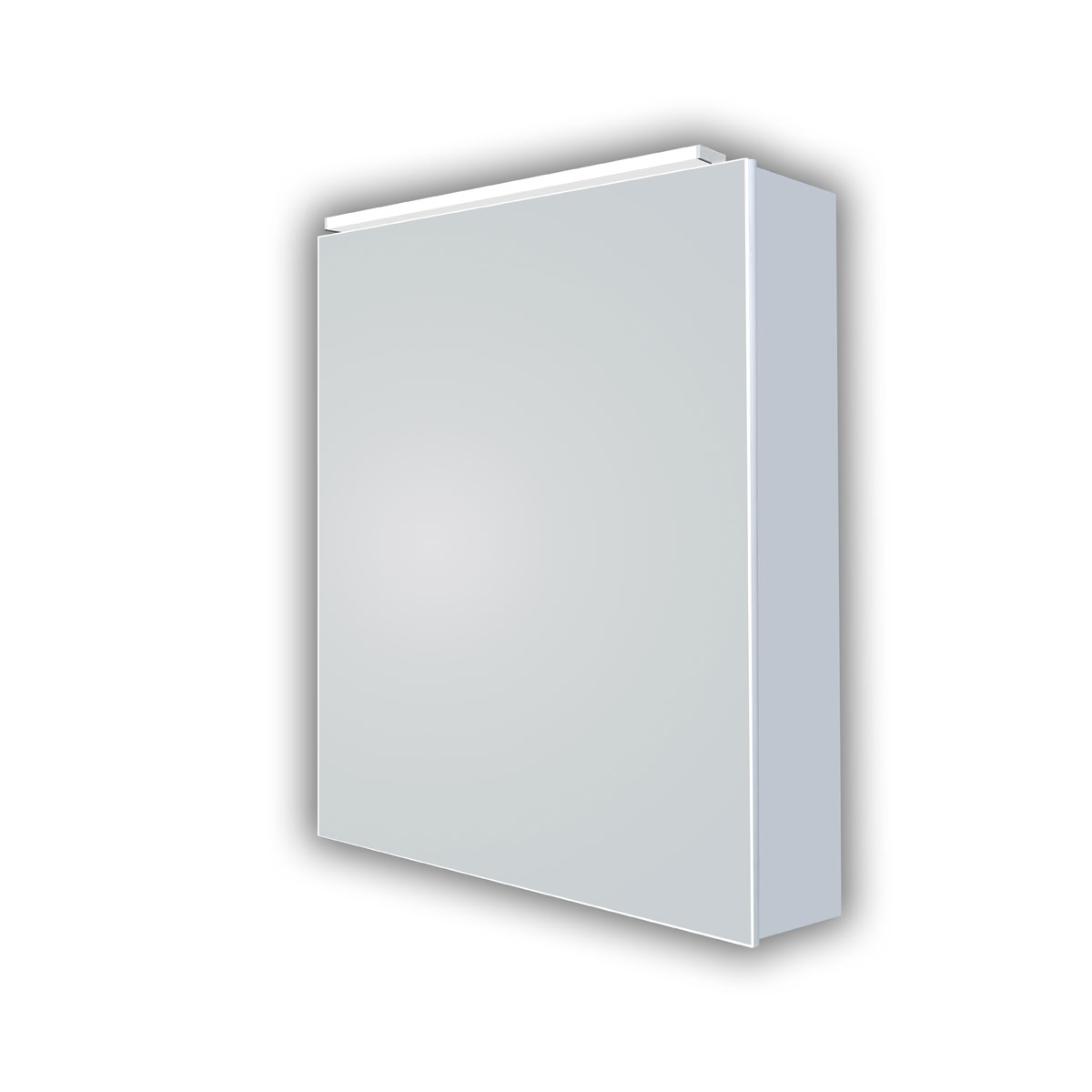 DSK  Design LED Spiegelschrank Aluminio Vegas 50 x 60 cm