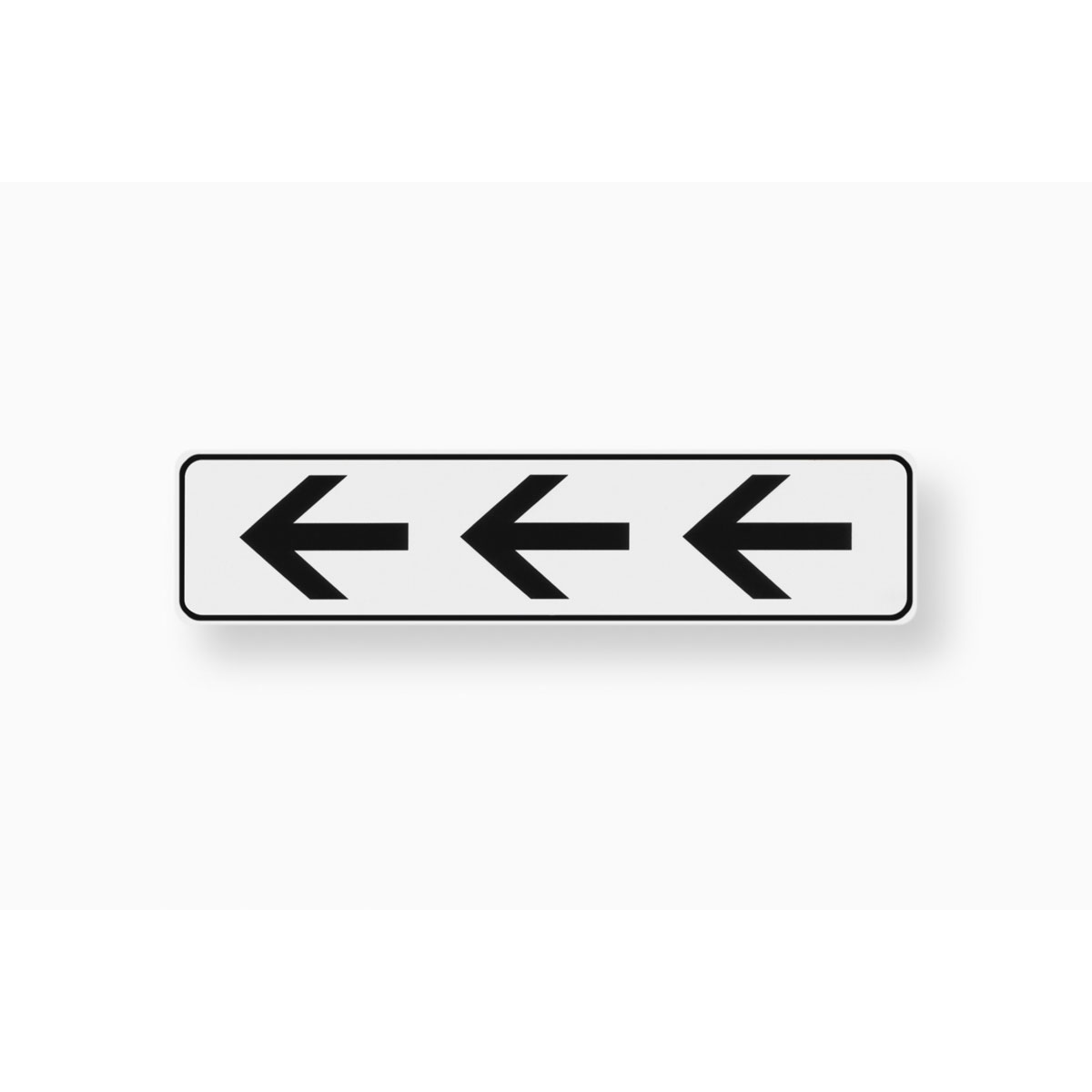 Metafranc Hinweisschild Pfeil Kunststoff weiß