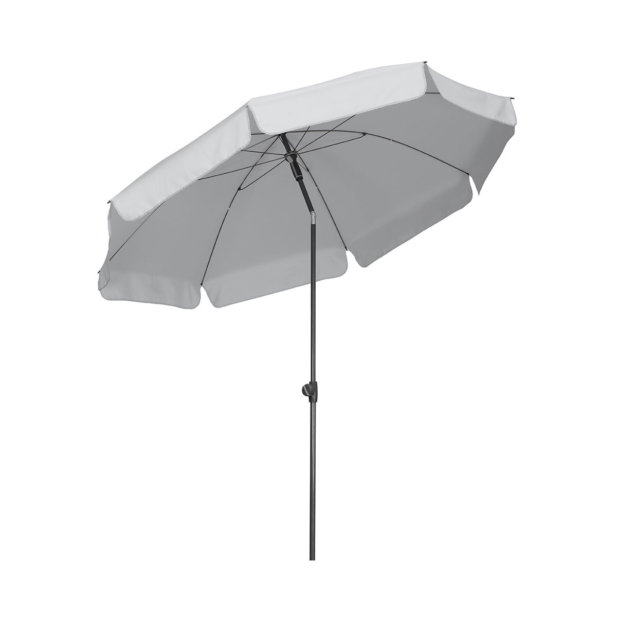 Schneider Schirme Sonnenschirm Aquila Durchmesser 200 cm silbergrau