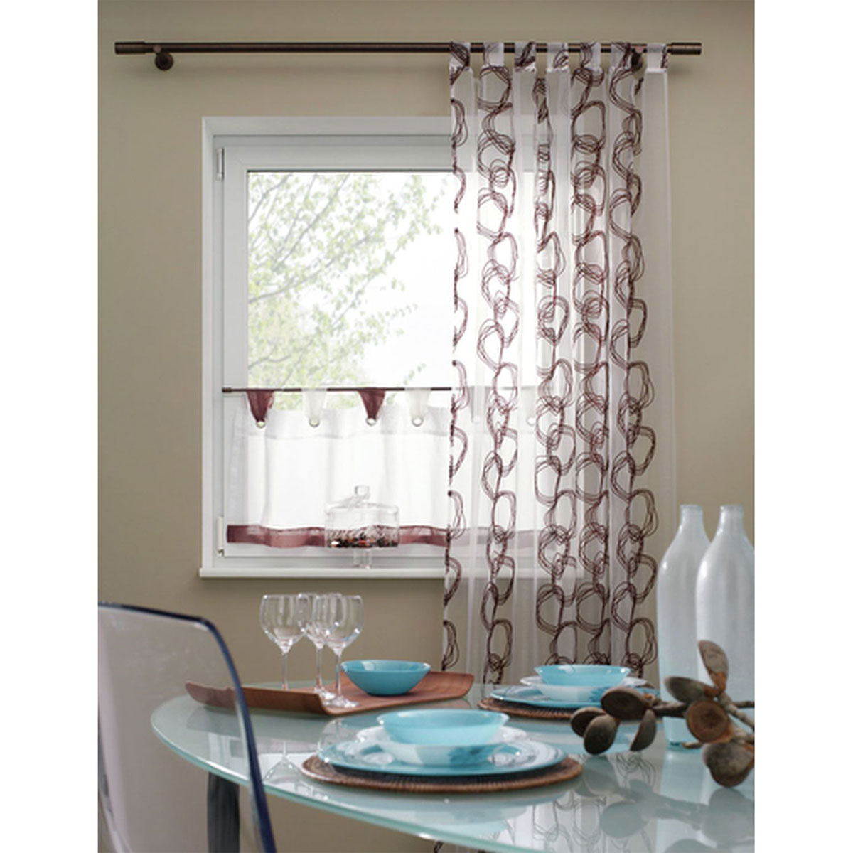 Gardinia Gardinenstange Zylinder Durchmesser 22/25 mm 100-190 cm bronze Bild 2