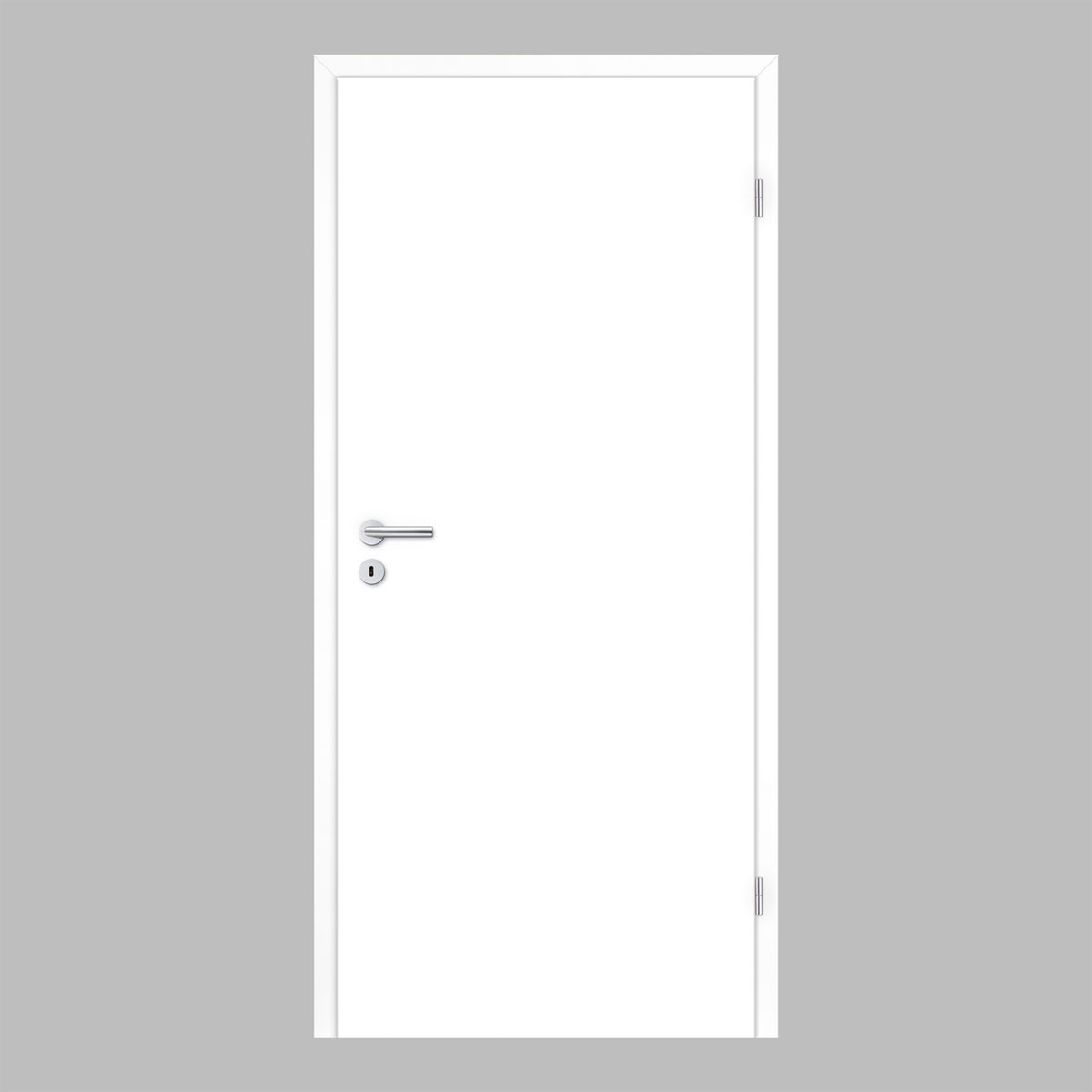 Zimmertür, 198,5x73,5 cm, design-weiß, rechts