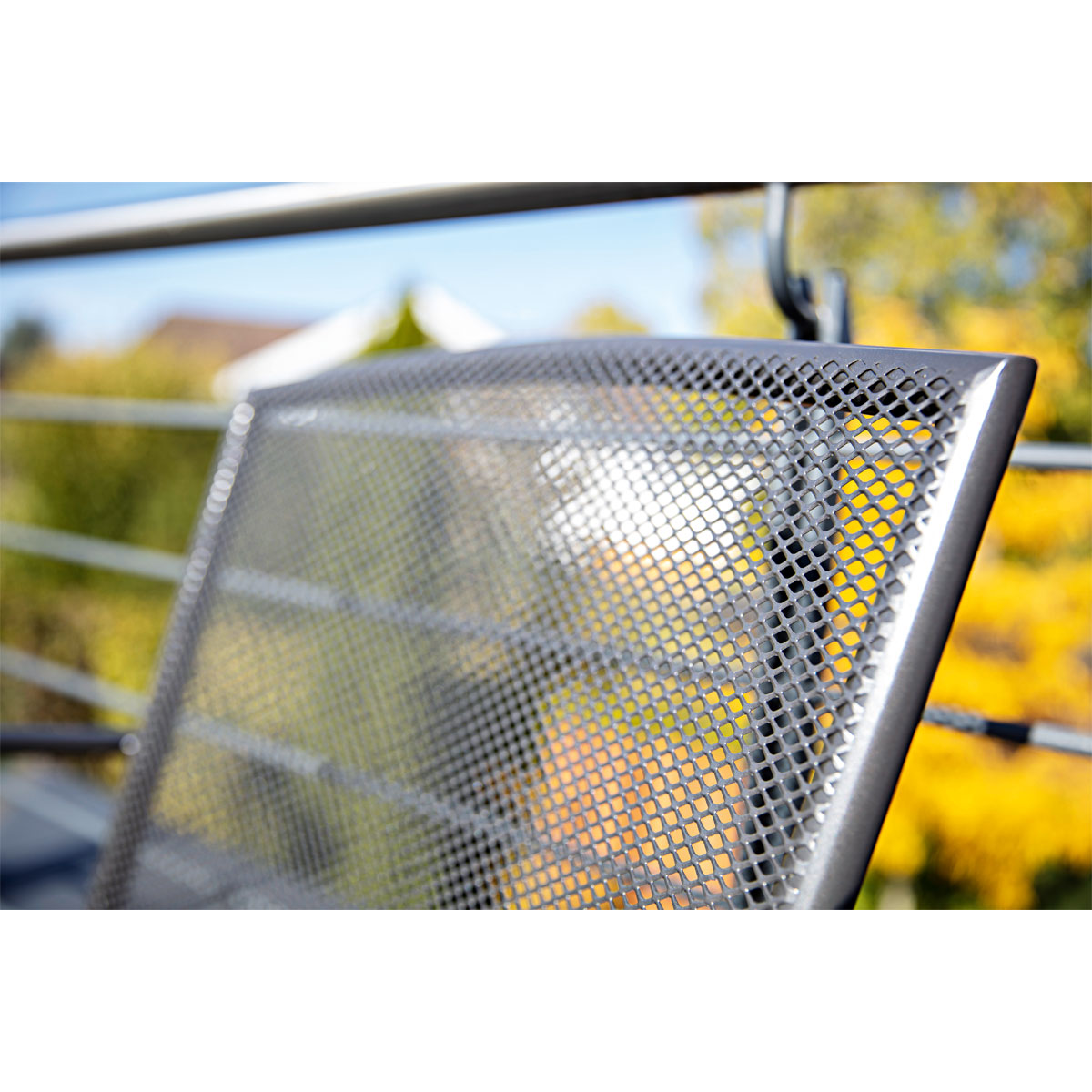 Haveson Stapelsessel Lyon Streckmetall anthrazit Bild 5