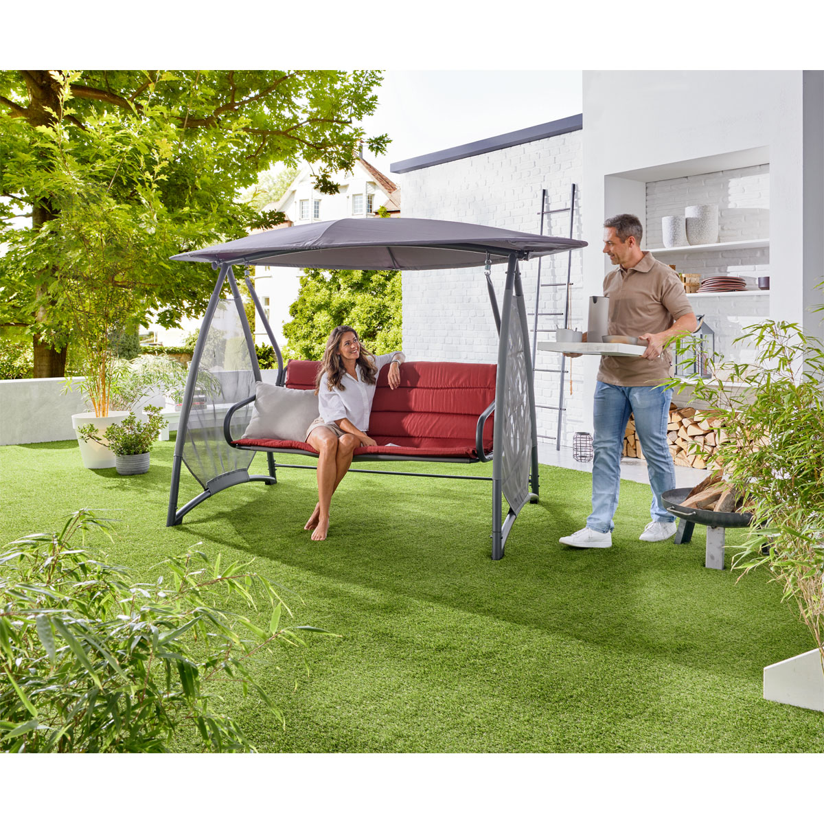 Haveson Ersatzkissen-Set für Hollywoodschaukel Sunshine 917701 Bild 2