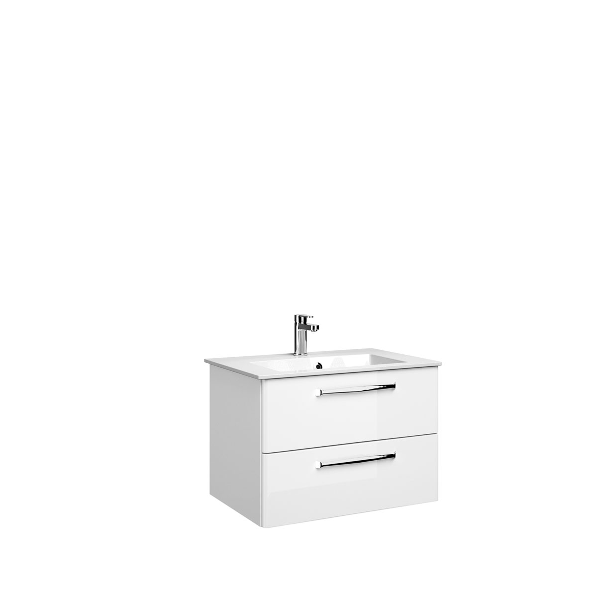 Pelipal Waschtischunterschrank Trentino weiß hochglanz
