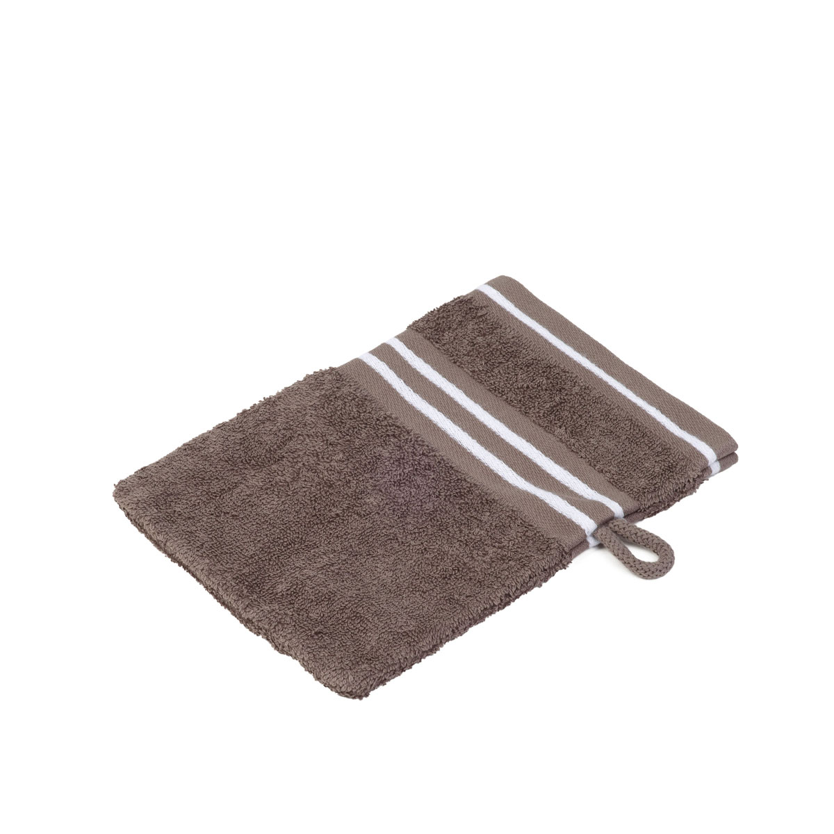Gözze Frottier-Waschhandschuh Rio 16 x 21 cm taupe vollfarbig Bild 1