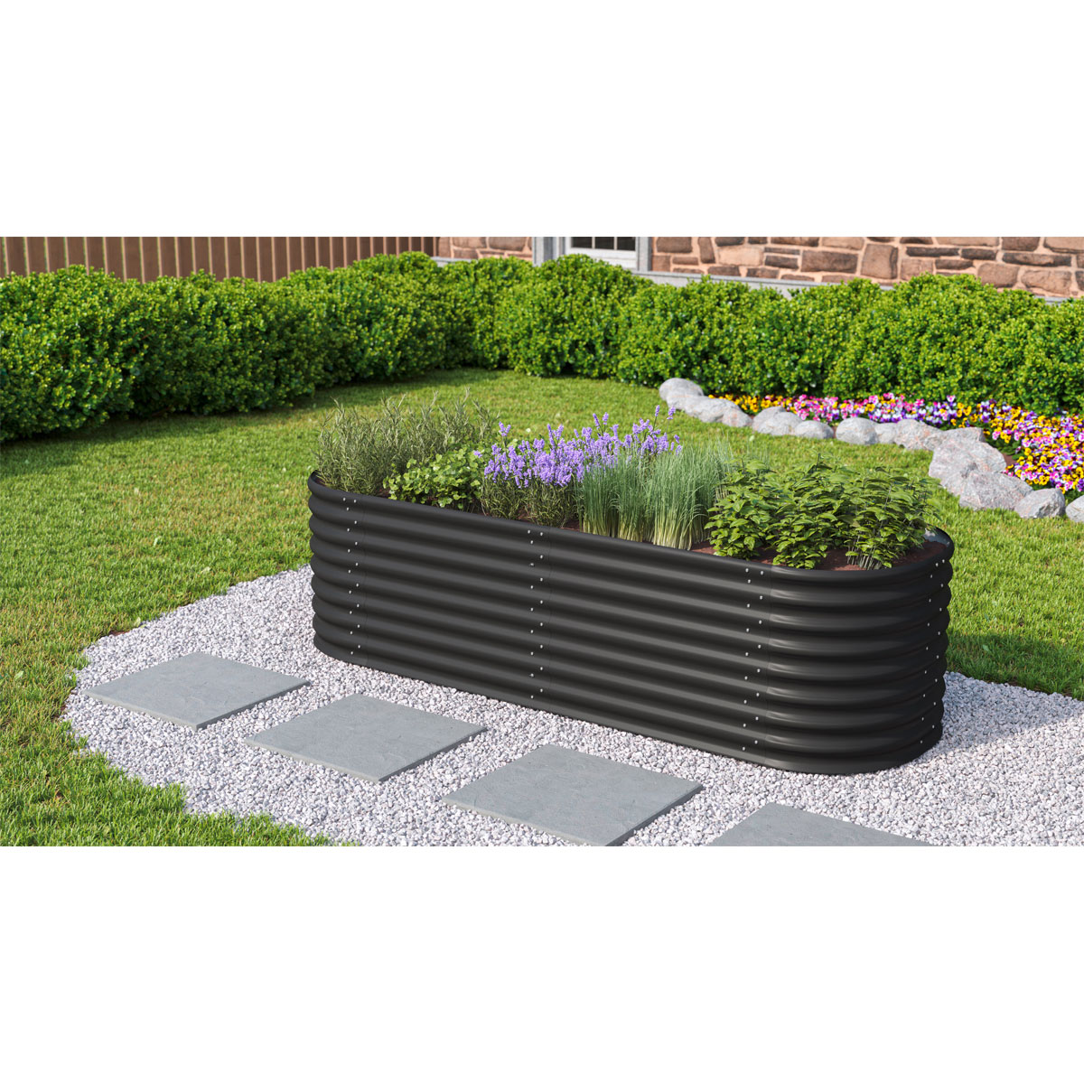 Vitavia  Hochbeeterweiterung „stretched“, schwarz