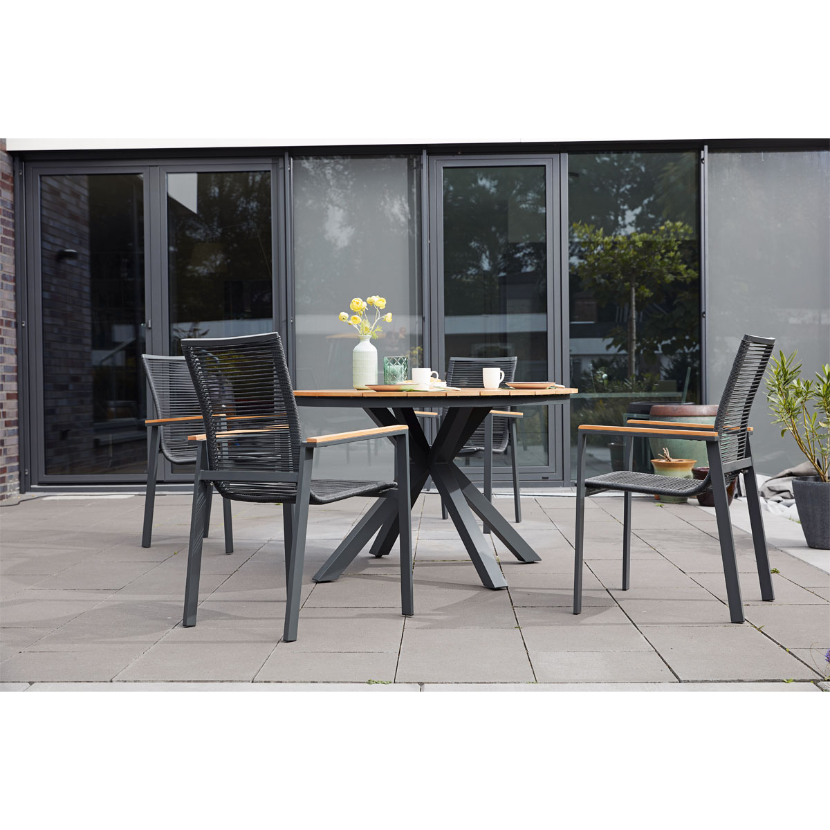 Haveson Stapelsessel Rondo grau Bild 11