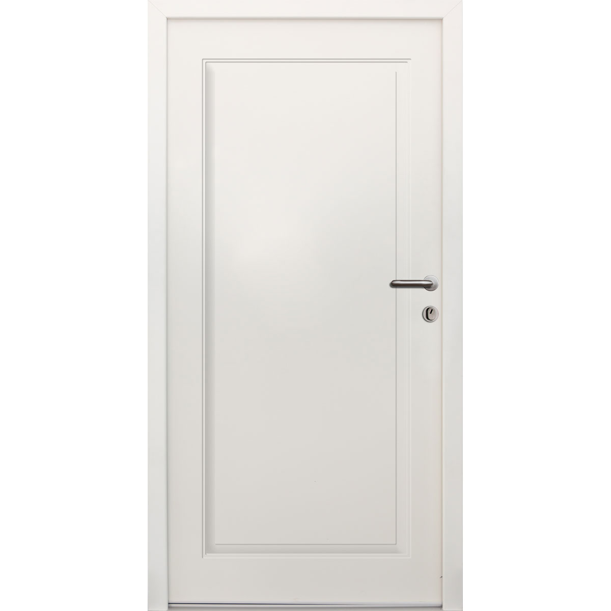 SplenDoor  Sicherheits-Nebeneingangstuer NS3 RC2 98x198 Weiss rechts