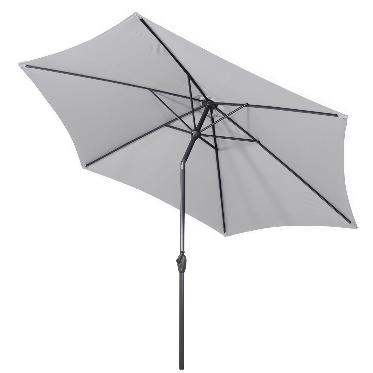 Haveson Marktschirm Lucca silbergrau 3 m Bild 2