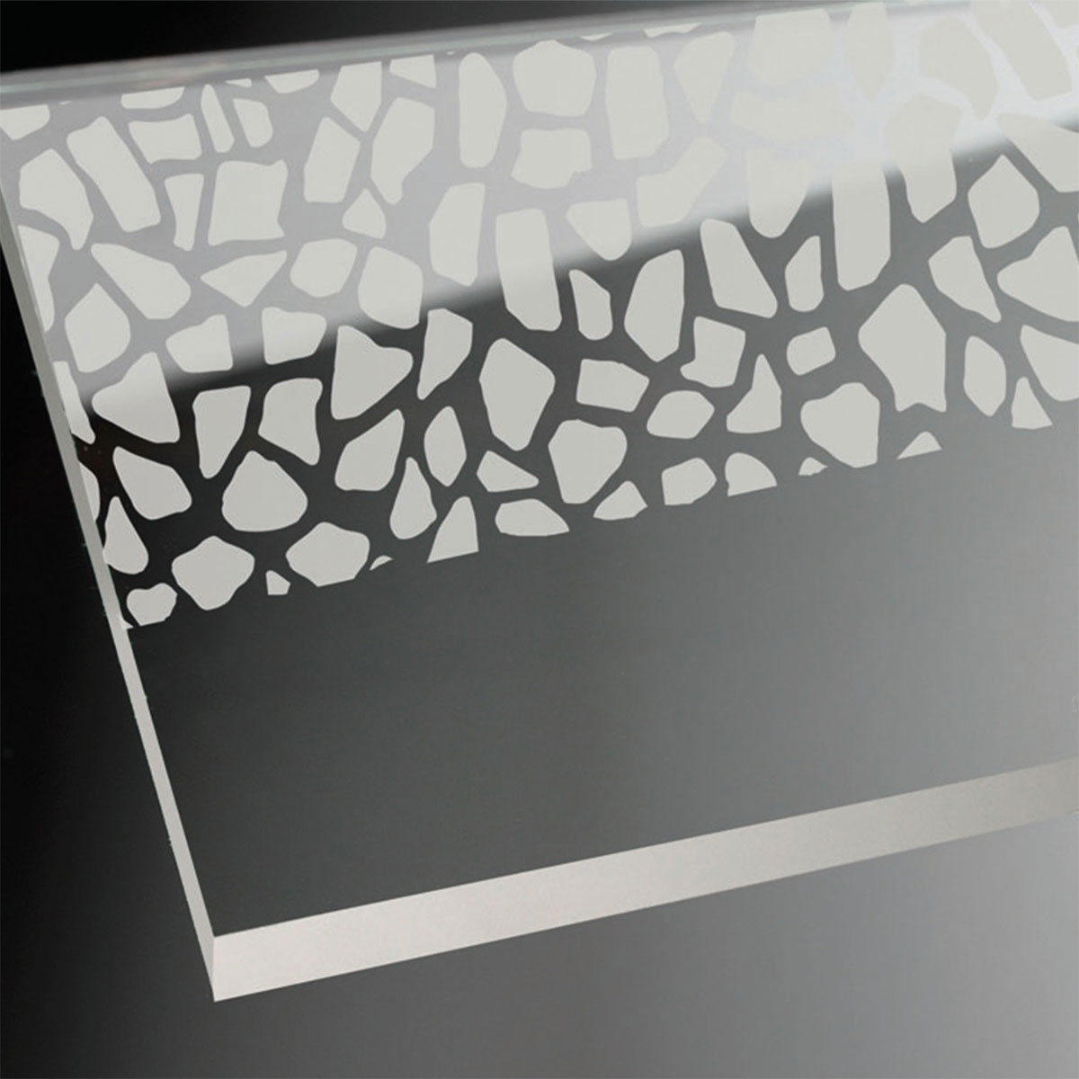 Breuer  Drehtür Elana 6 für Nische Anschlag links schwarz matt Terrazzo 800 mm Bild 5