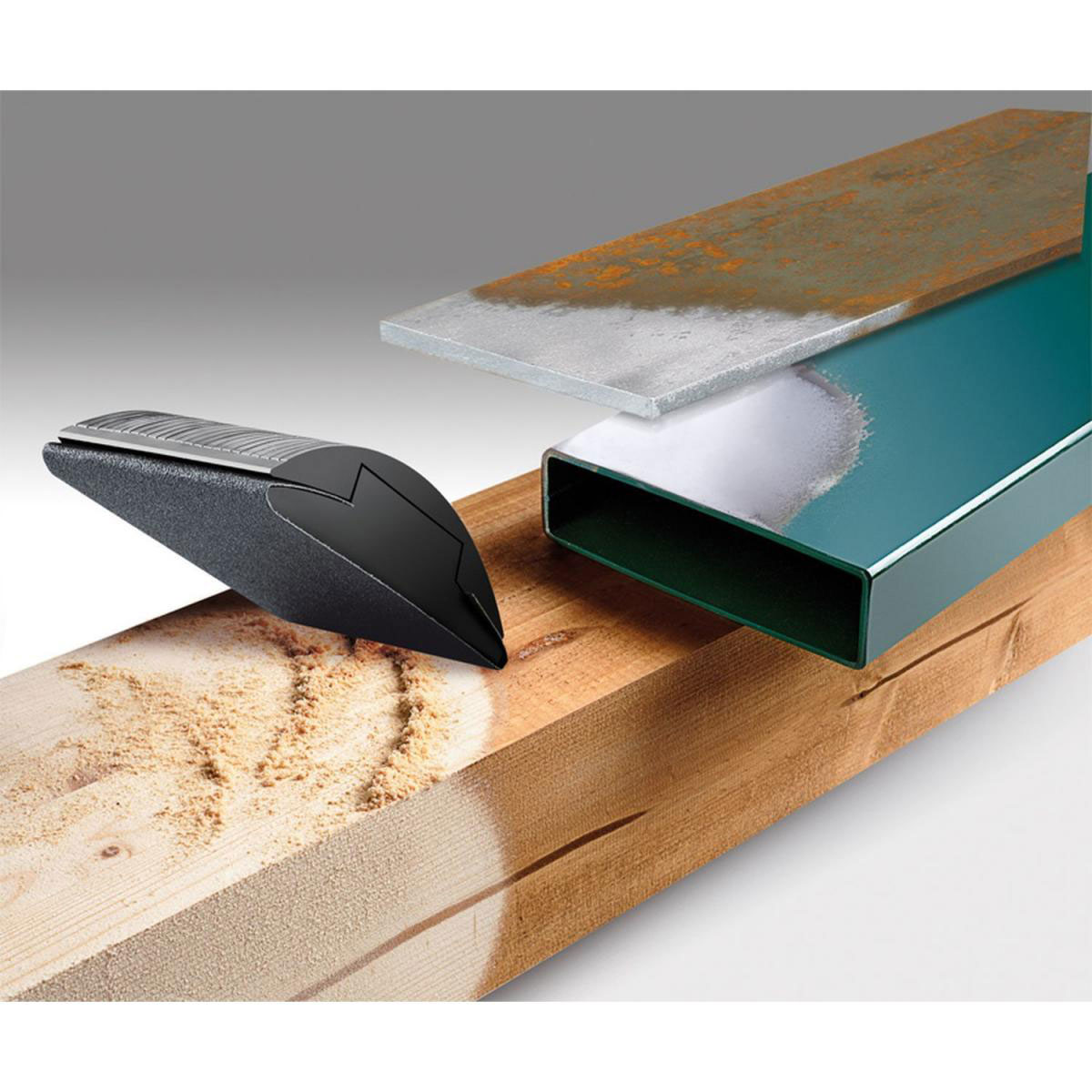 kwb  Schleifgewebe Metall und Stahl Blauköper 230 x 280 mm K180 Bild 3