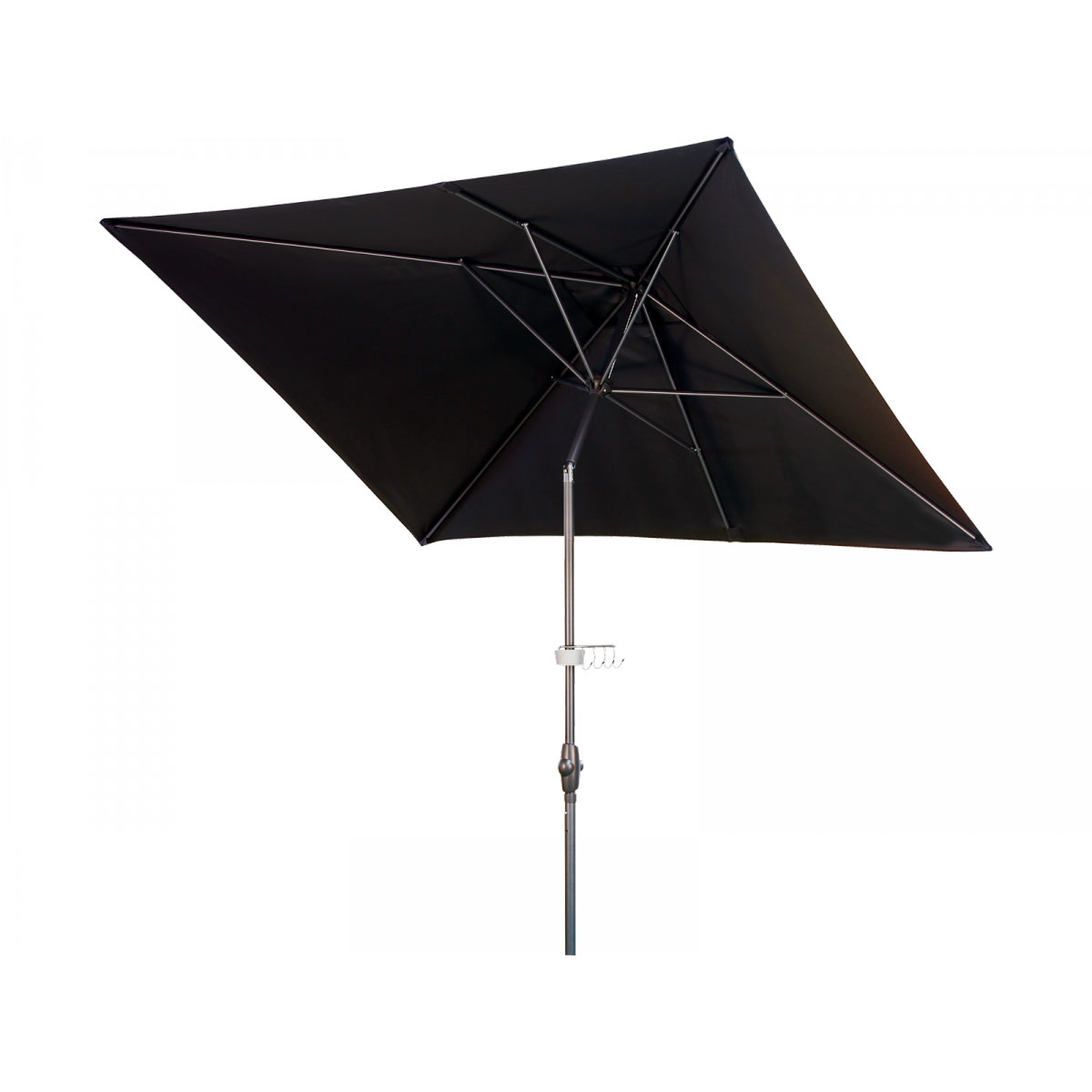 Sonnenschirm „Grillmeister“ 200x250 cm, schwarz, rechteckig
