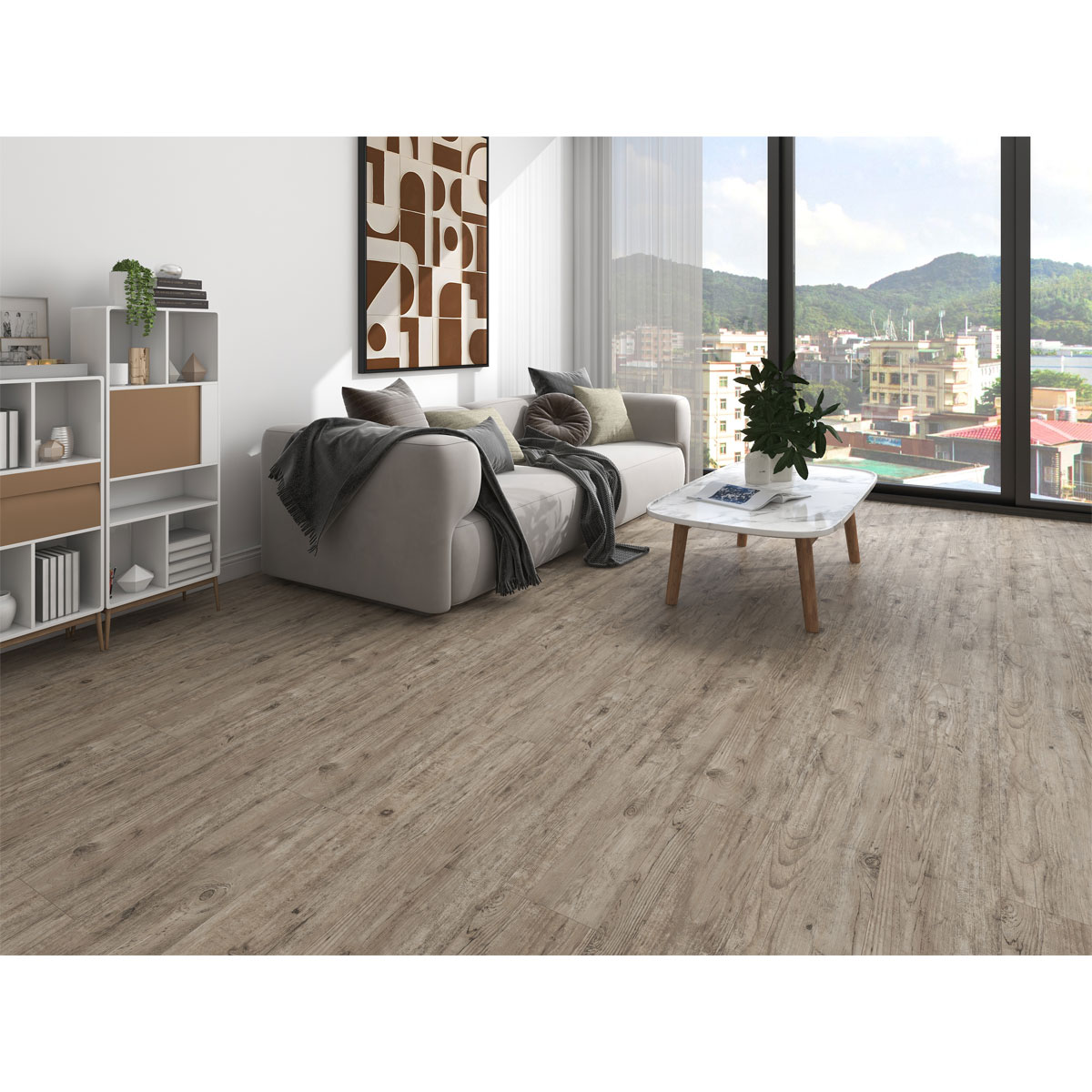 Specht  SPC Vinylboden Classic Eiche weiß Bild 2