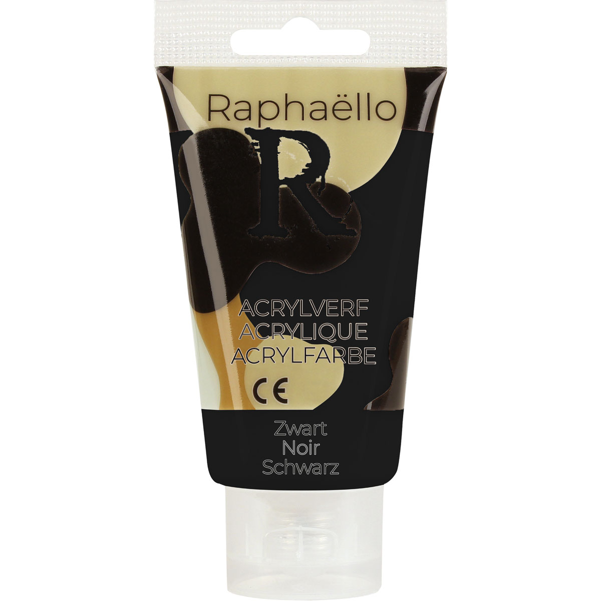 Acrylfarbe schwarz 75 ml