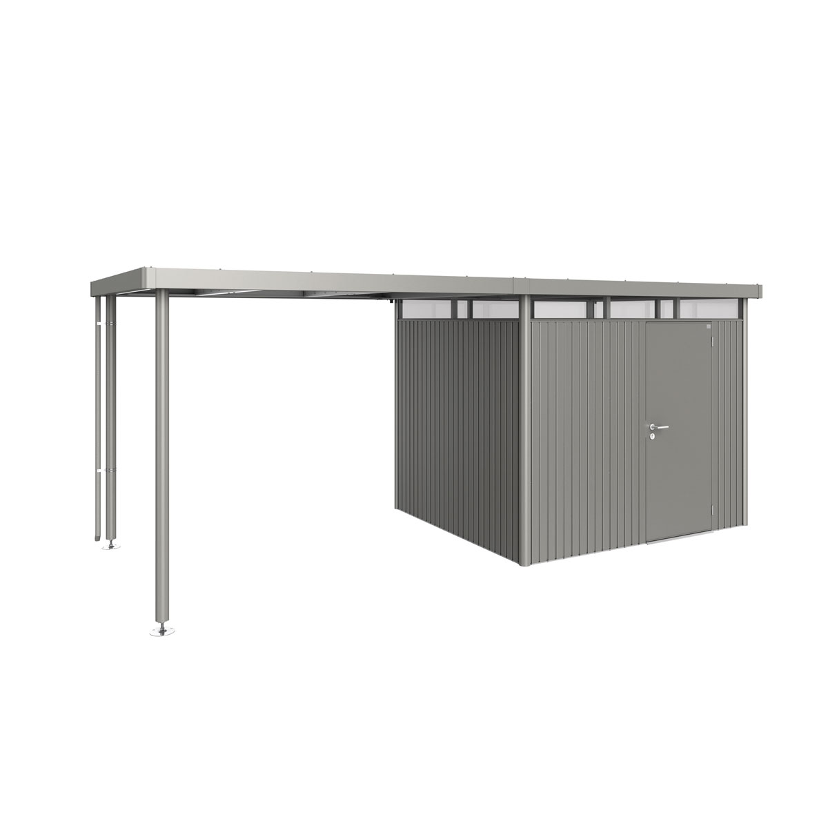 Biohort Seitendach Highline H3 quarzgrau