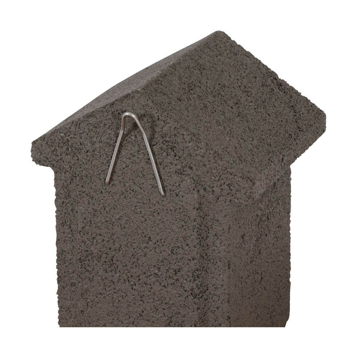 Nistkasten Holzbeton 32mm, grau Bild 2