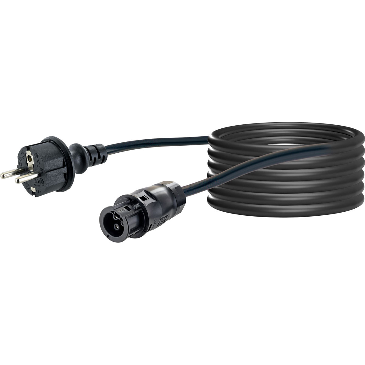 Schwaiger  Anschlusskabel Batterie auf Schuko für Wechselrichter 10 m Bild 2