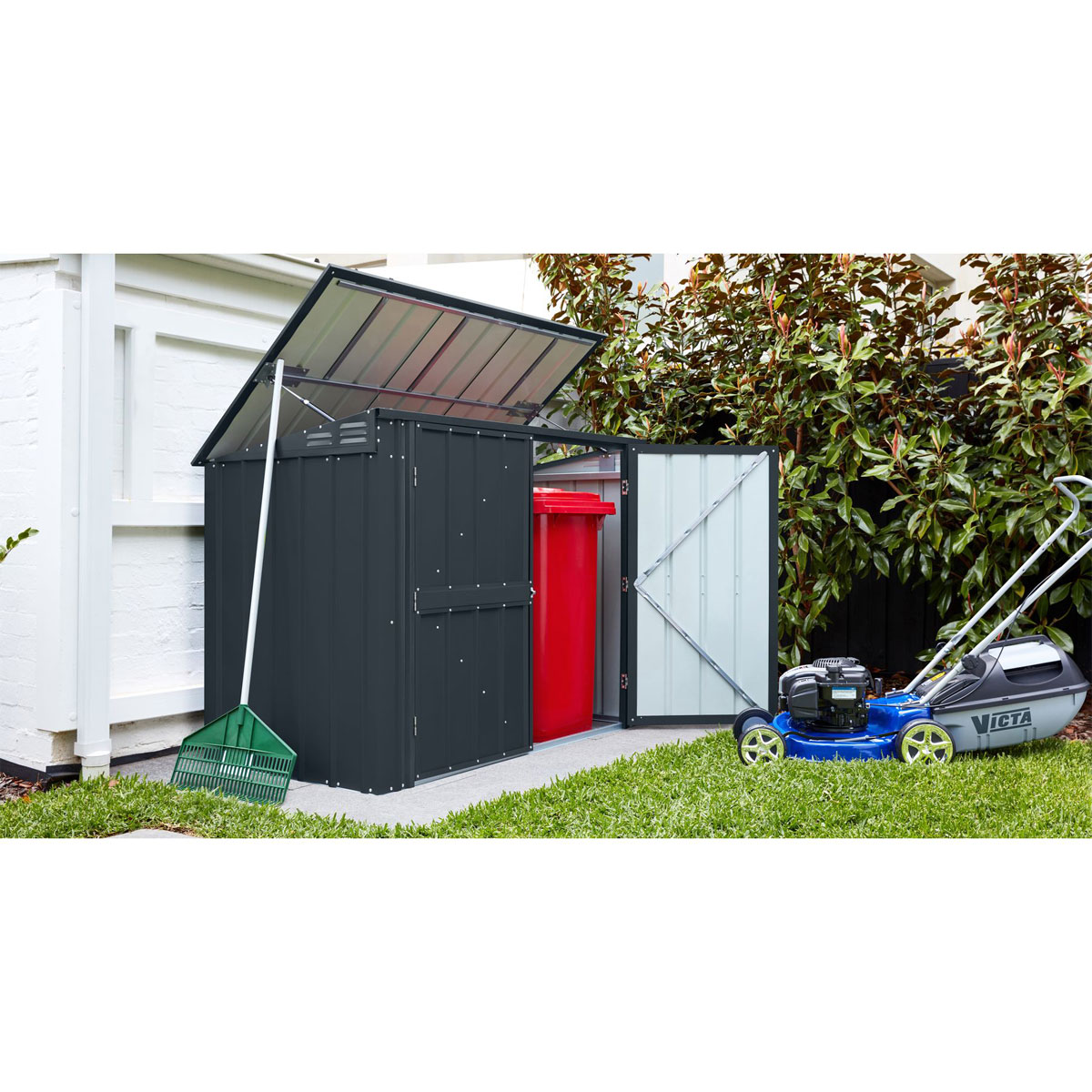 Vitavia Mülltonnenbox Easy 1,6m² schwarz Bild 9