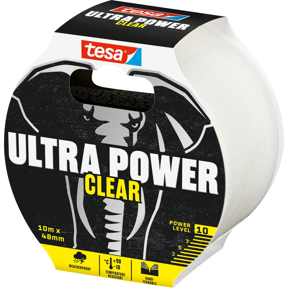 Tesa  Reperaturband Ultra Power Clear 10m x 48mm Bild 2