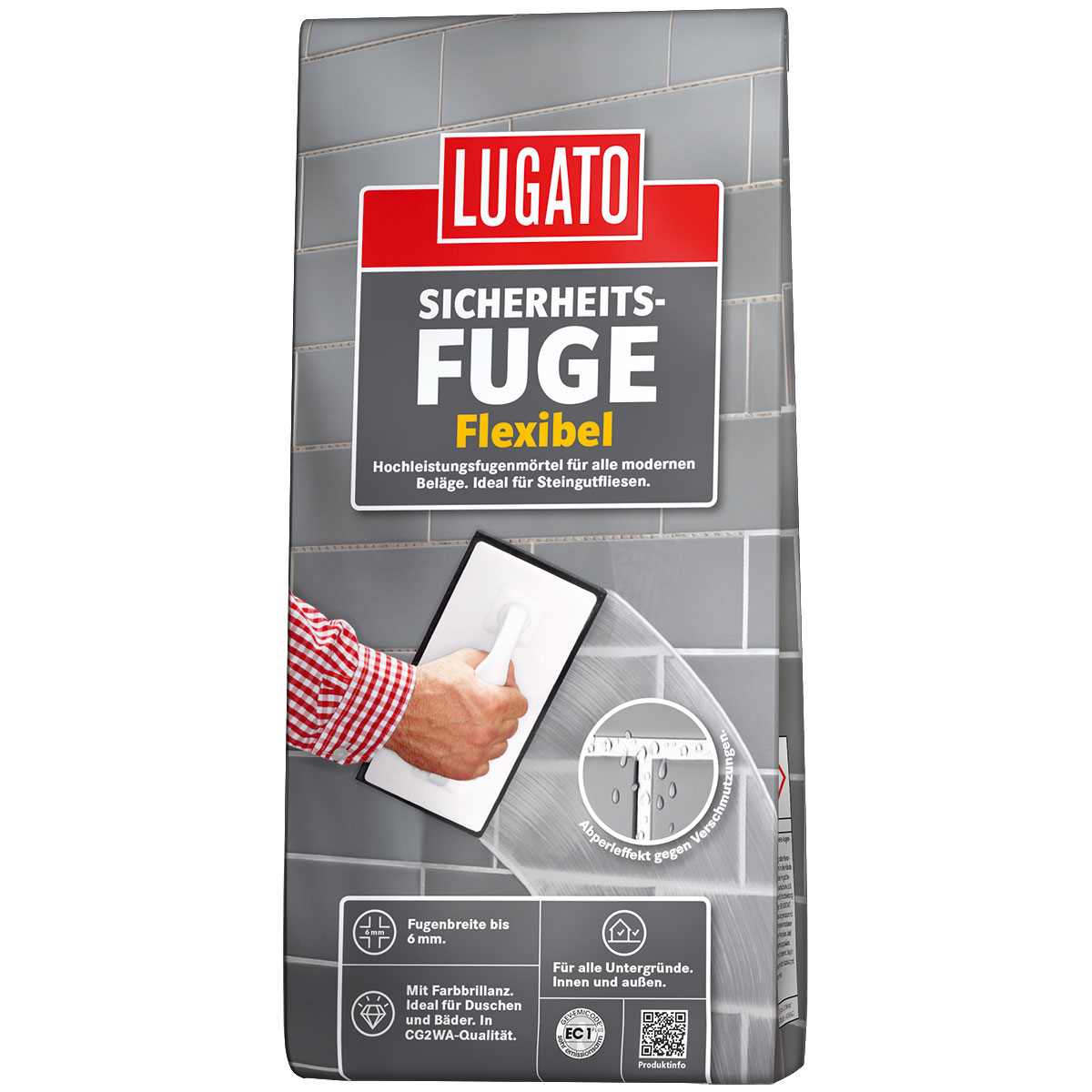 Lugato Sicherheitsfuge flexibel 1kg manhatten