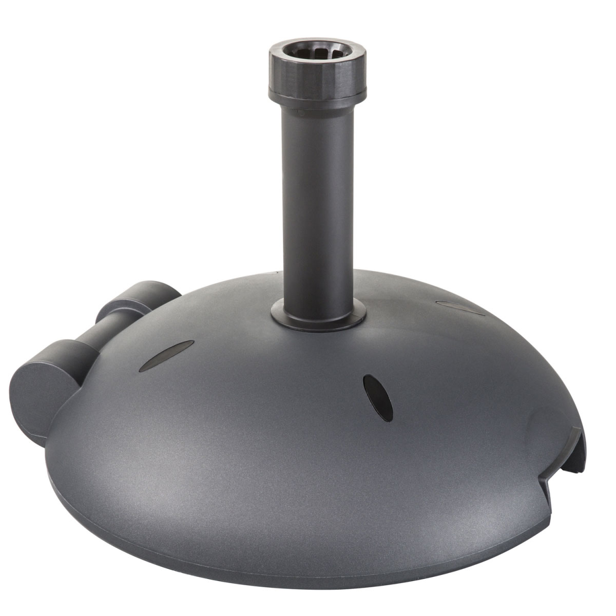 Schneider Schirme Beton-Schirmständer 40 kg halbrund anthrazit