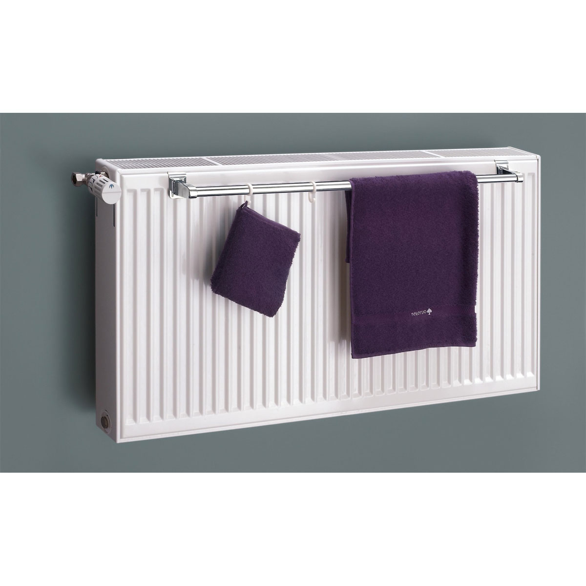 Ximax  Heizkörper Zubehör Handtuchhalter für Kompaktheizkörper 940 mm Chrom