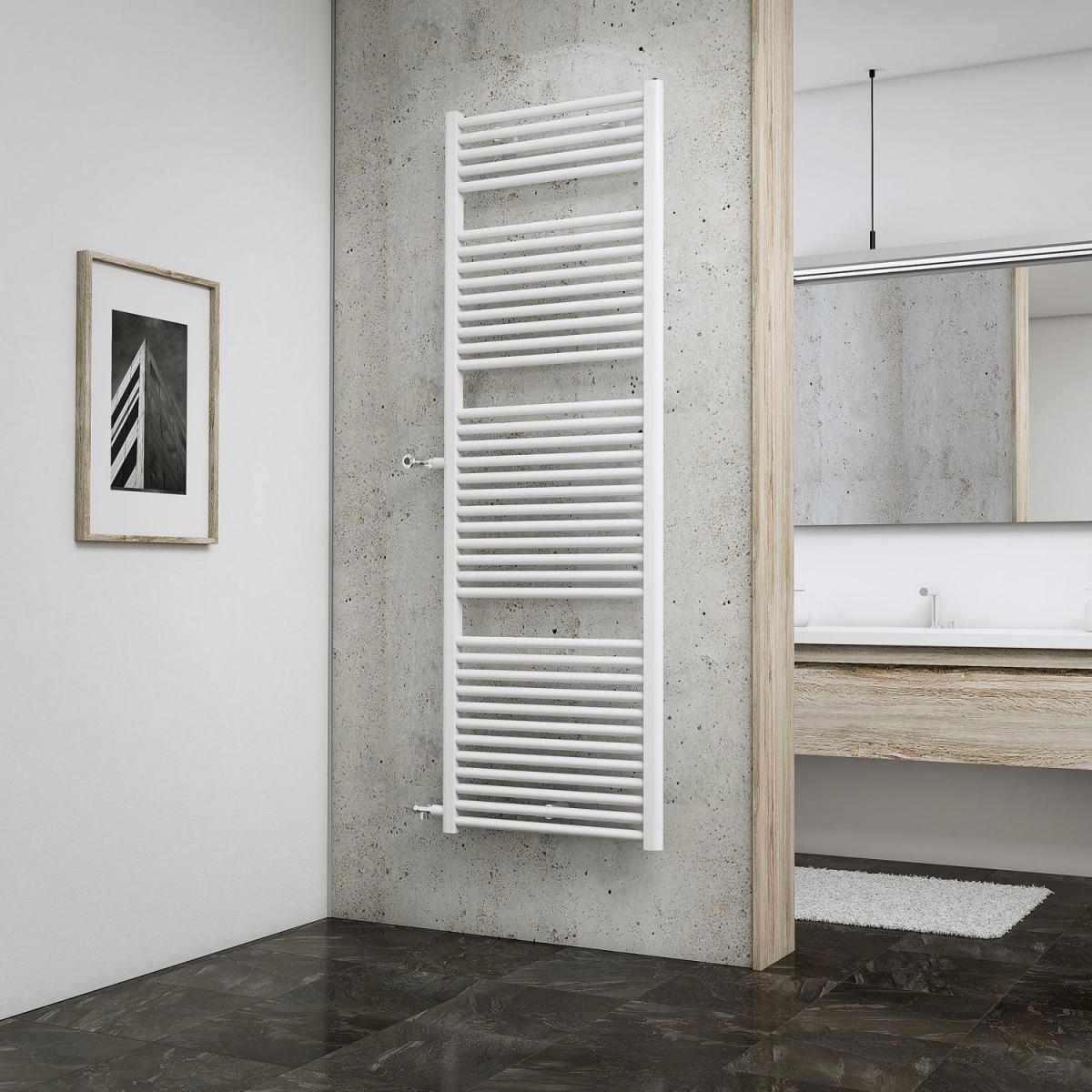 Schulte DesignheizkörperMünchen Spezial mit seitlichem Anschluss Nabenabstand 85 cm