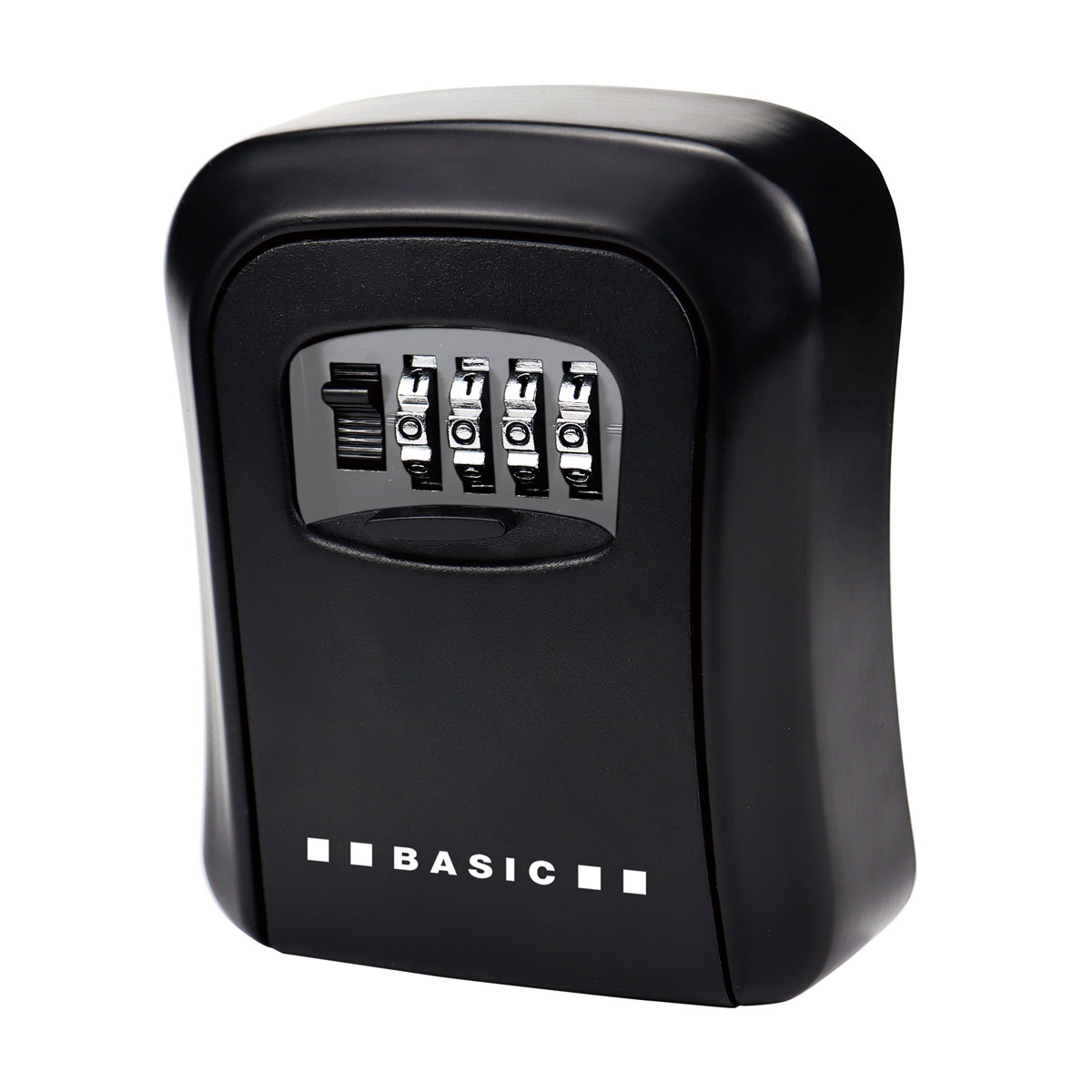 Basic Schlüsseltresor schwarz 4-stelliger Zahlencode