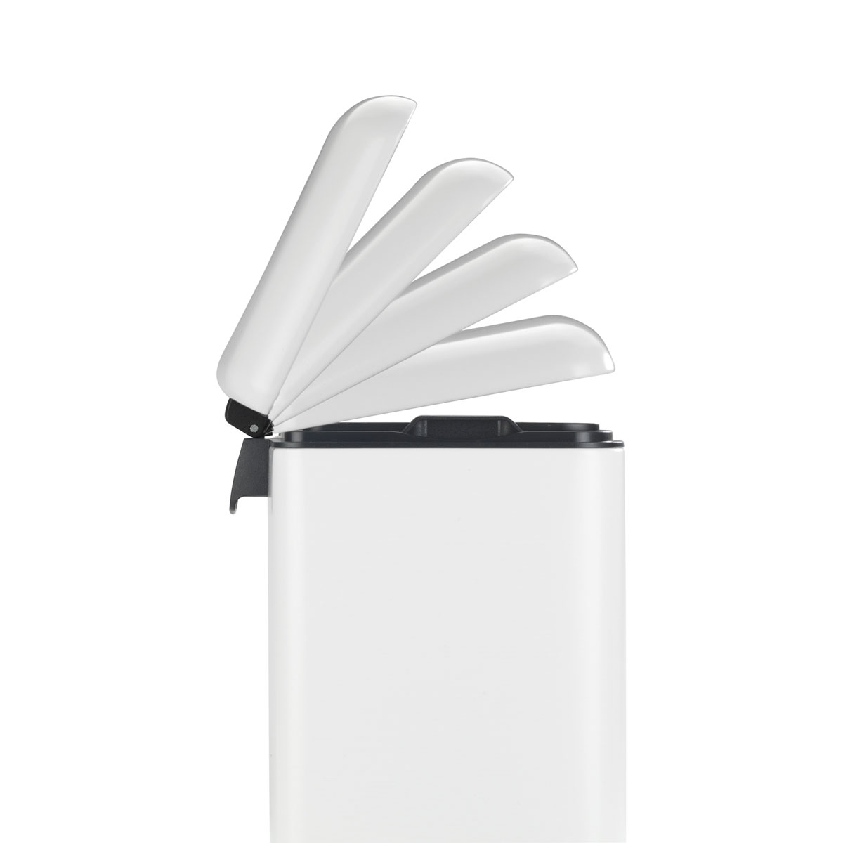 Wenko Treteimer Studio Easy-Close weiß 6 L Bild 3