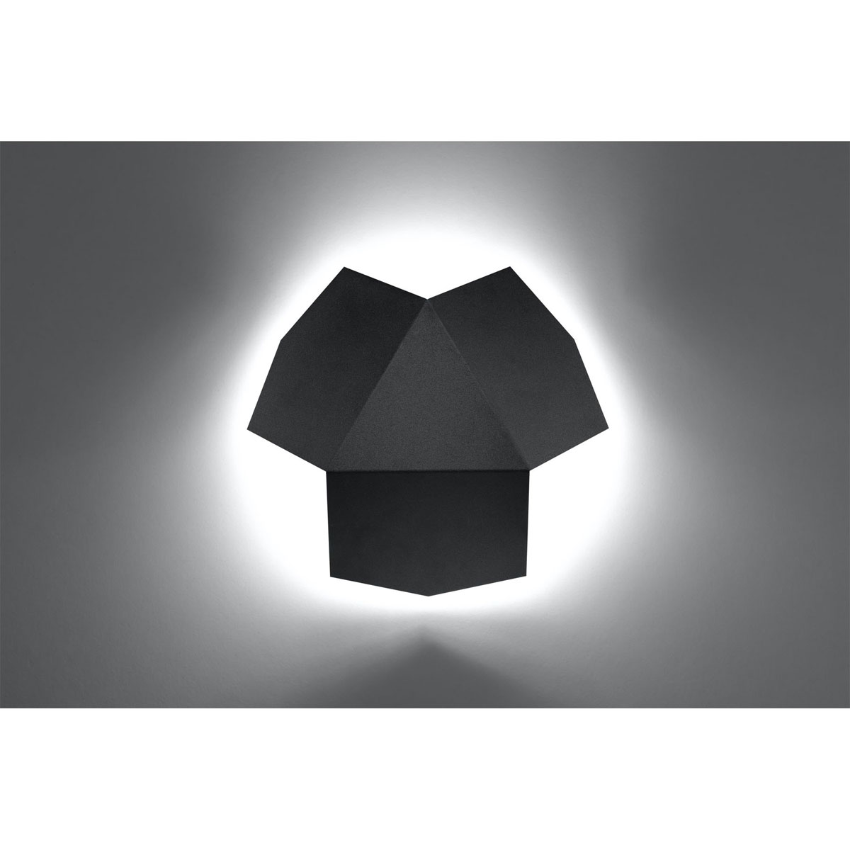 Sollux Lighting Wandleuchte Tre schwarz | K000057995