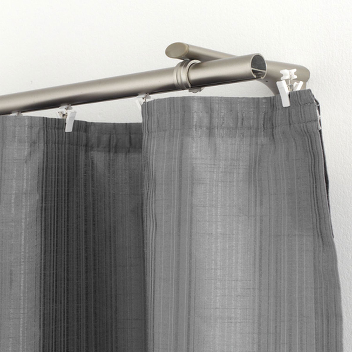 Gardinia X-Gleiter mit Klammer weiß Bild 3