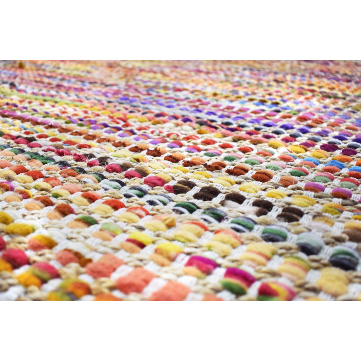 Teppich „Sienna 510“ Multi, 120x170cm, geflochten, handgefertigt