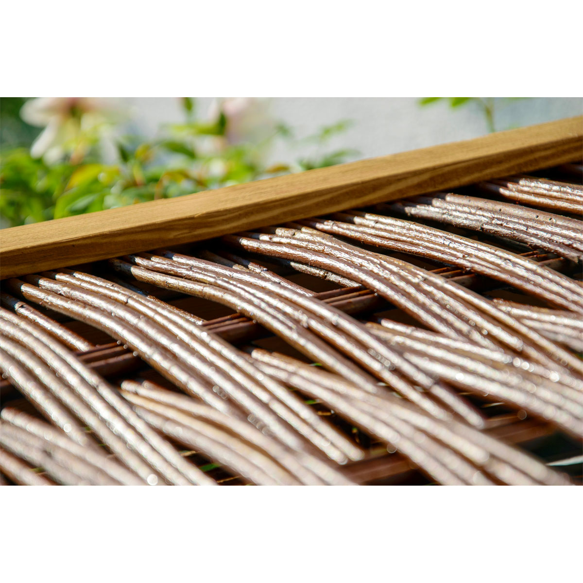 dobar Holz-Mülltonnenbox 70 x 83 x 132 cm braun Bild 2