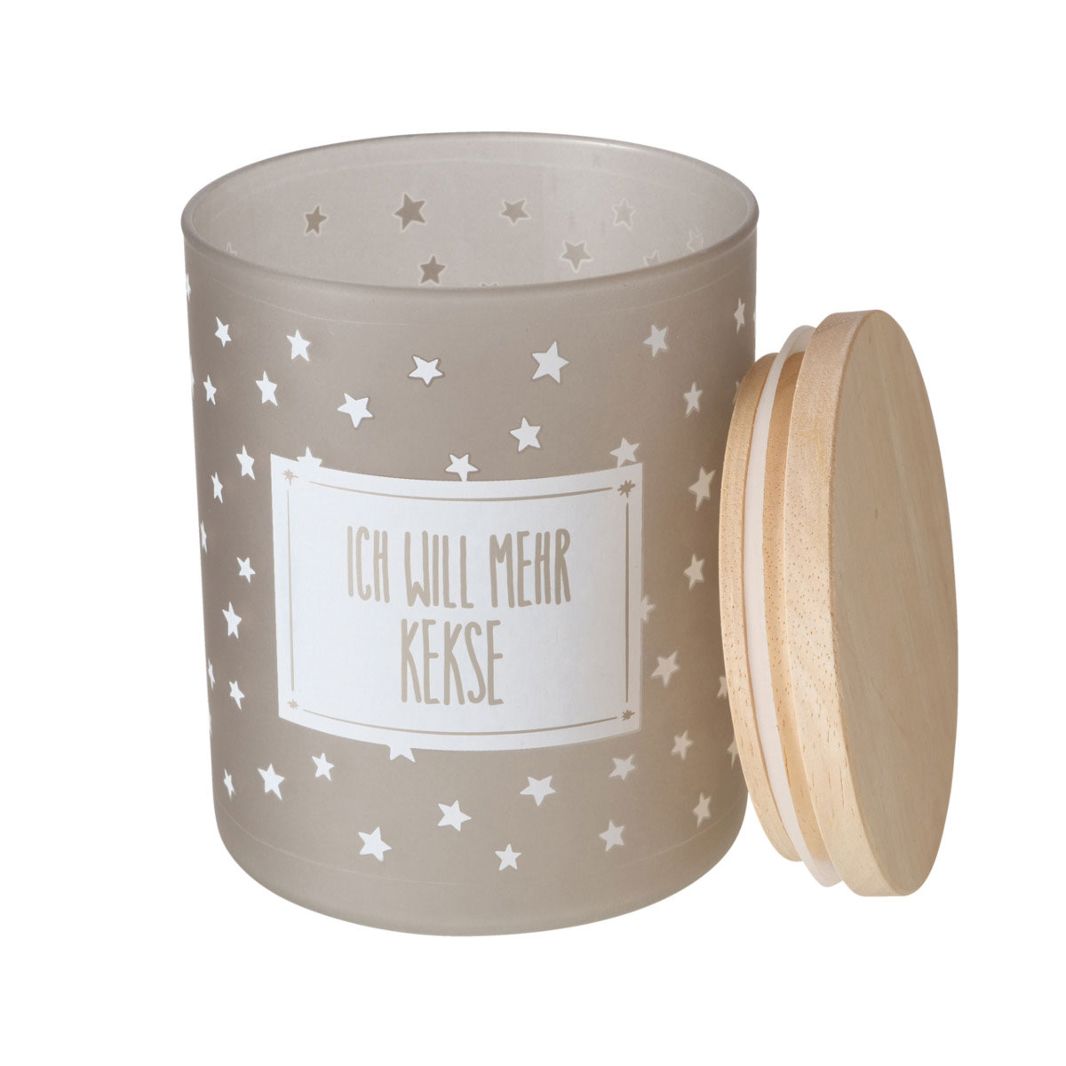 Vorratsglas Risor sortiert 750 ml Höhe 13 cm Durchmesser 10 cm Glas lackiert Bild 2