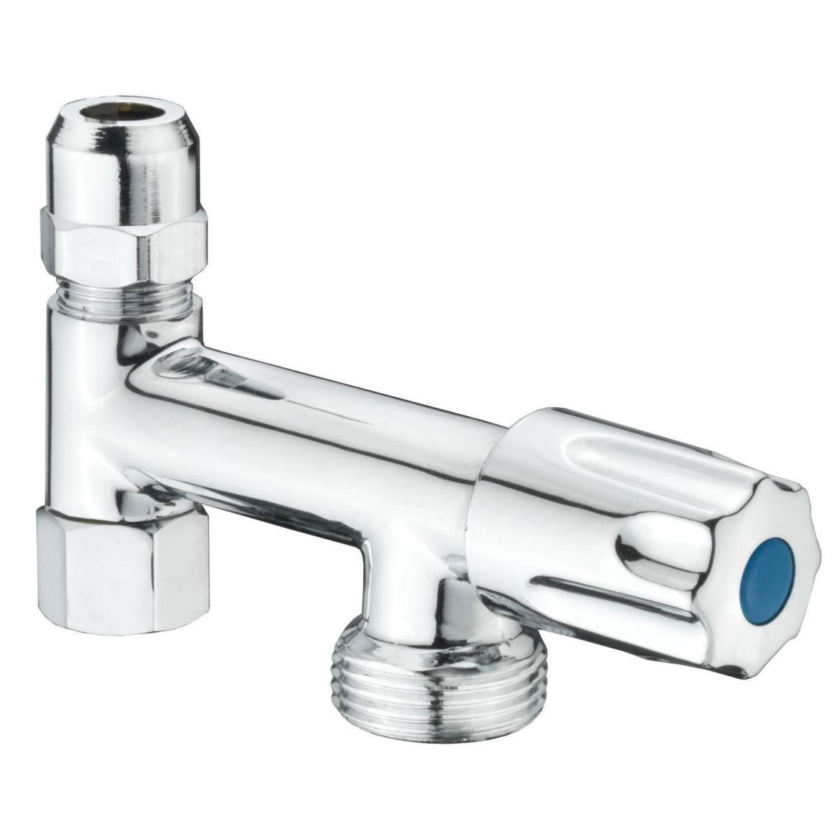 Wasch-/Spülmaschinen-Anschlventil-Eckfix 3/8" Chrom