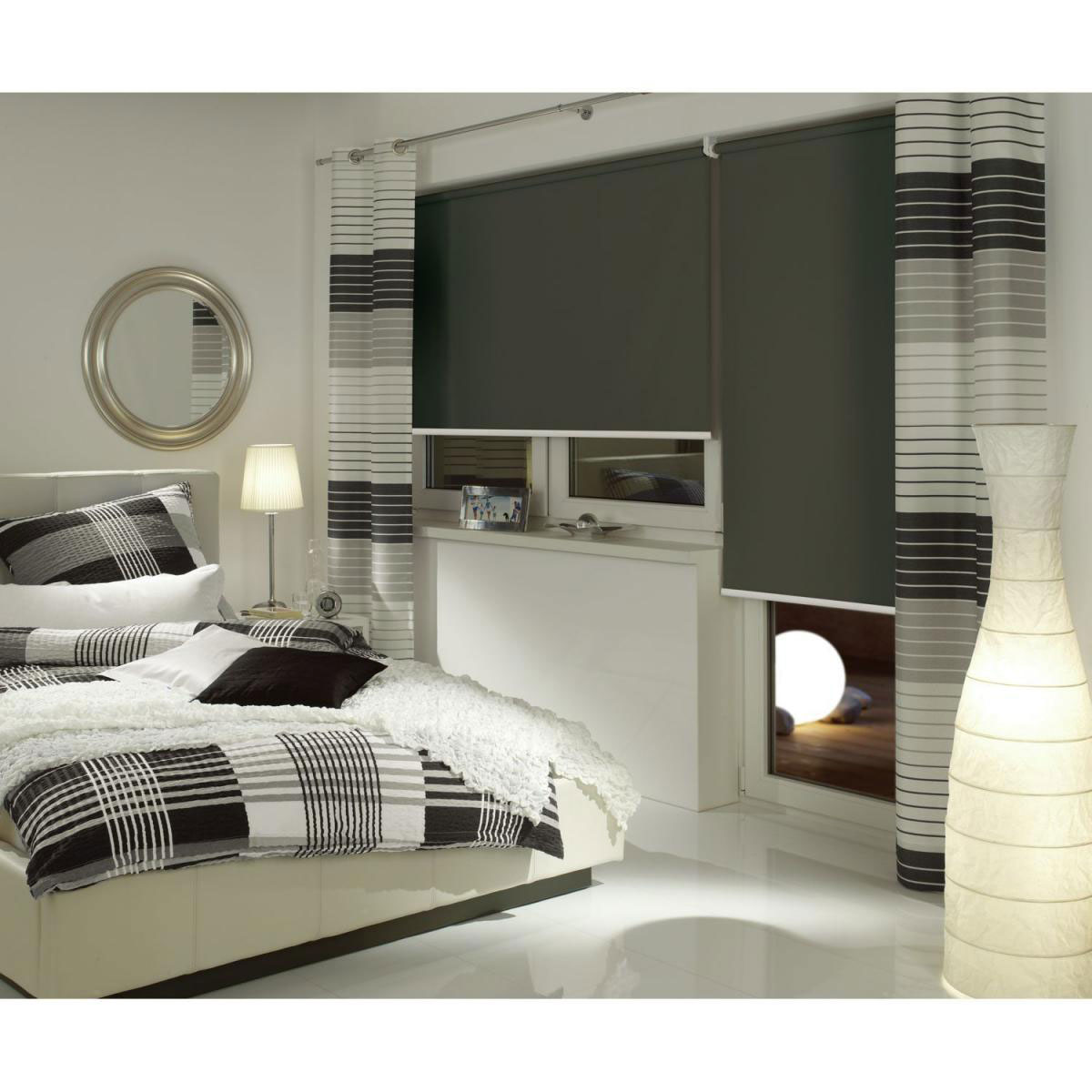 Gardinia Seitenzug-Rollo 122 x 180 cm grau Bild 2