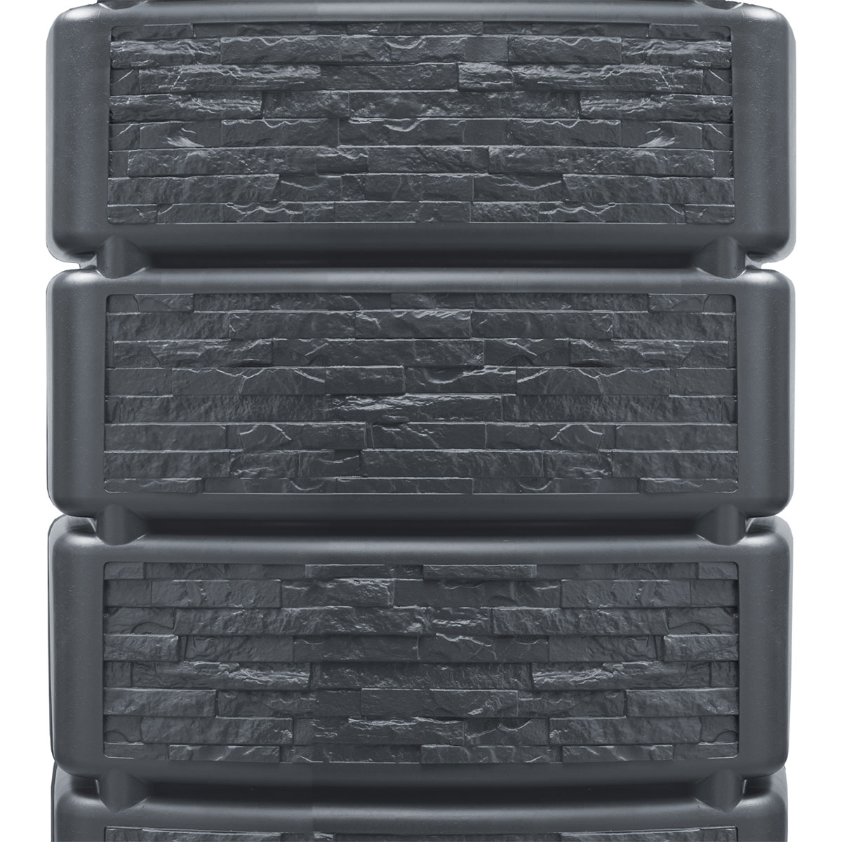 4rain SLIM STONE DECOR Wandtank 350 Liter graphite grey Bild 7