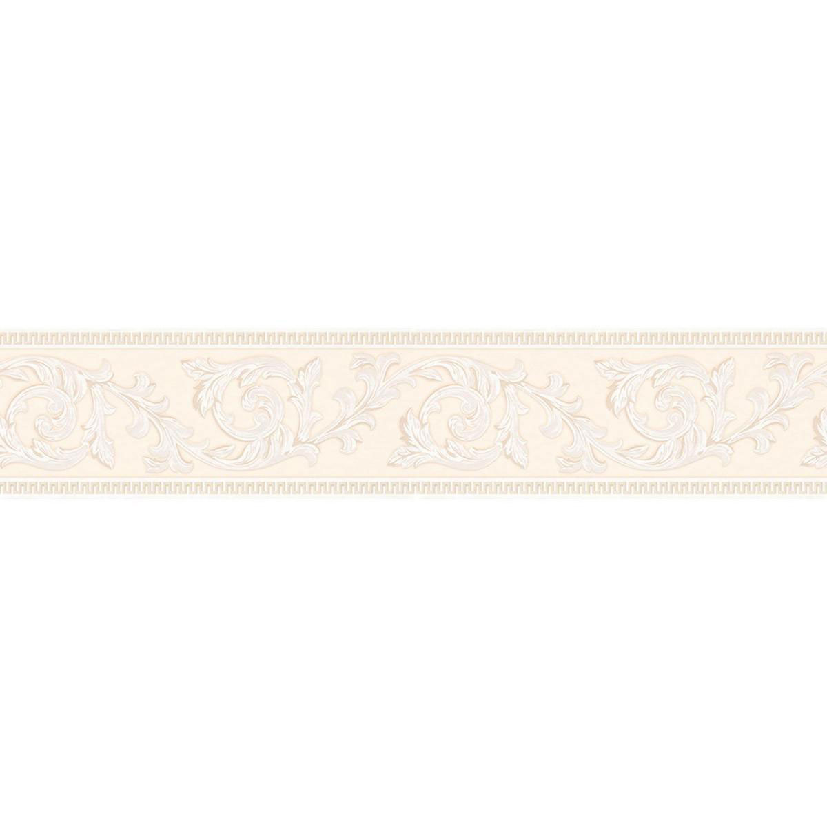 Selbstklebende Borte Ranke beige