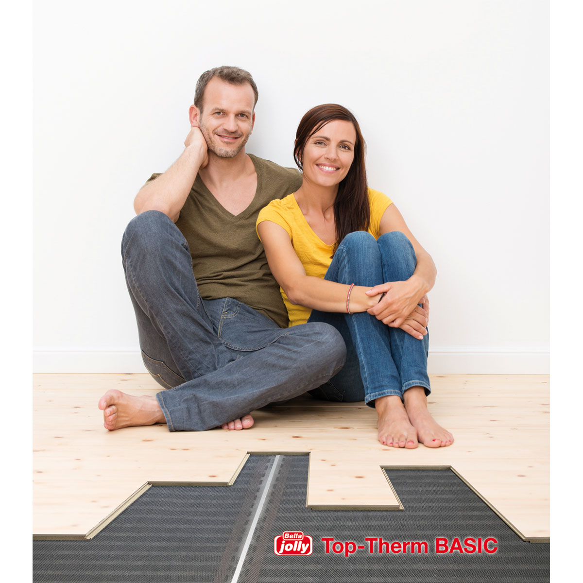 Fußbodenheizung „Top-Therm Basic“ für Laminat/Parkett/Klickvinyl, 550x50 cm