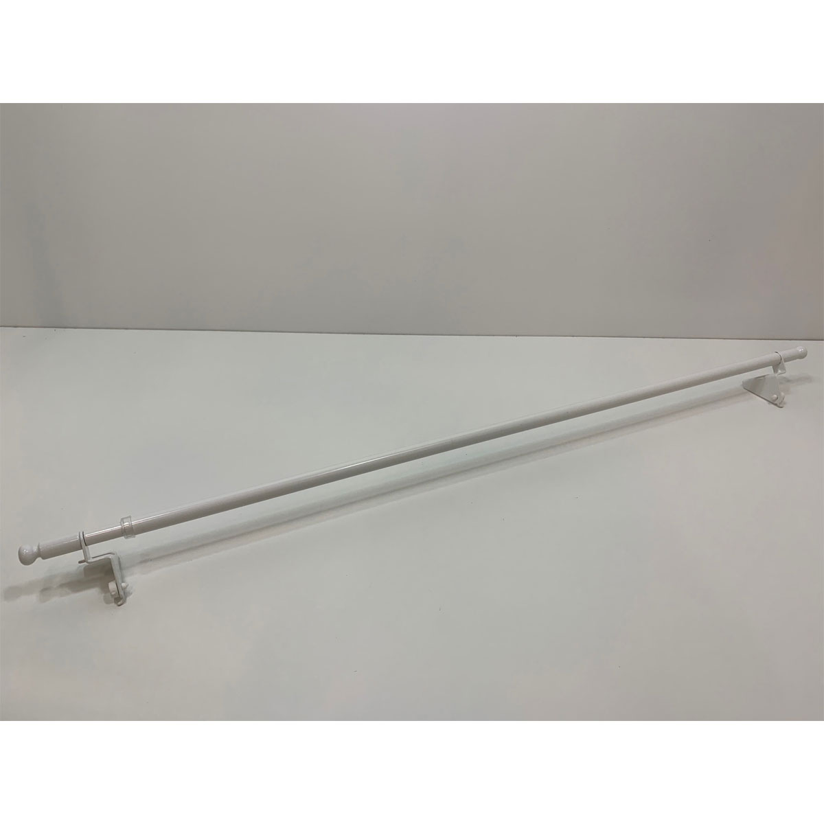 Gardinia Klemmstange Press und Go Filigrano Kugel 50-80 cm weiß Bild 2