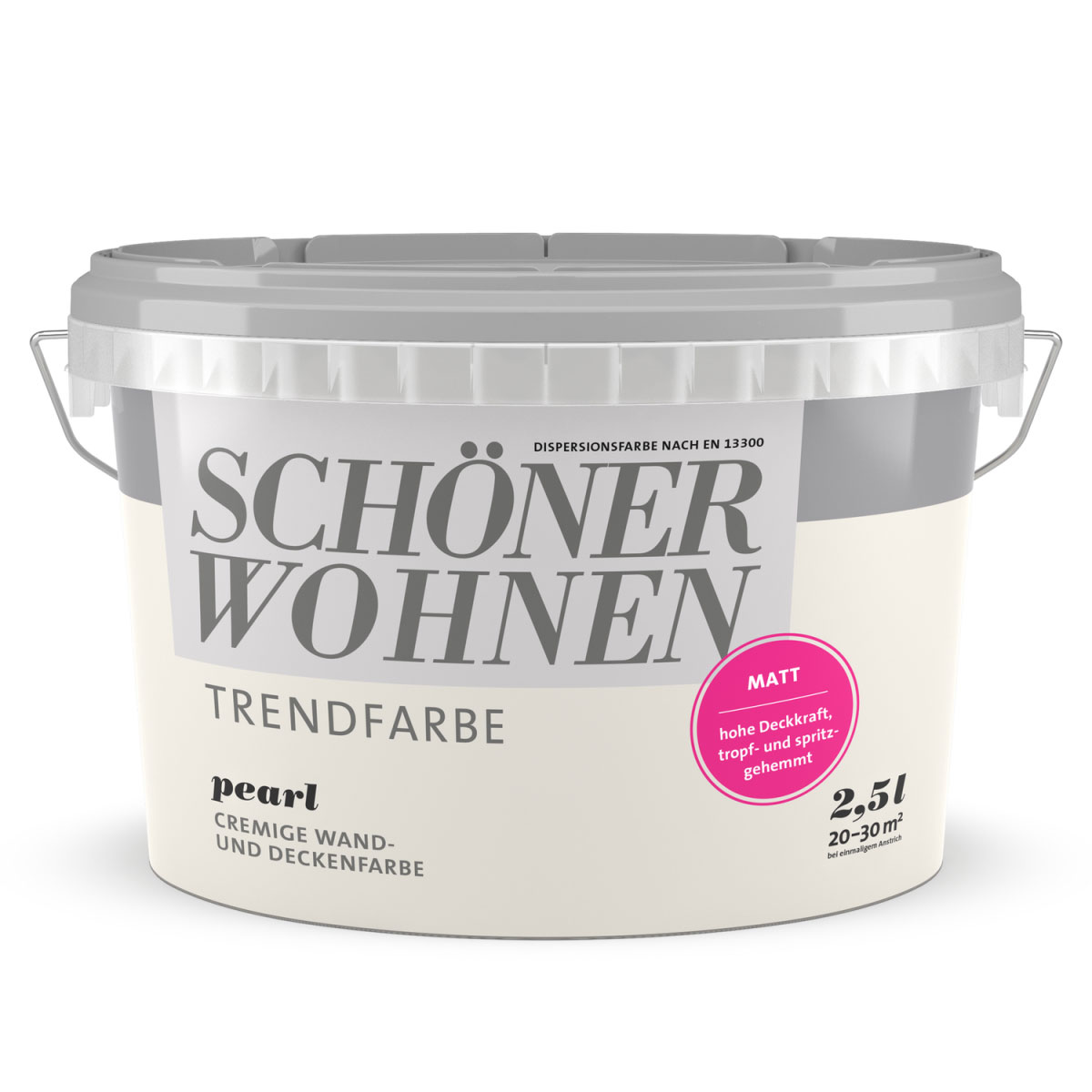 Schöner Wohnen Farbe Trendfarbe Pearl matt 2,5 L