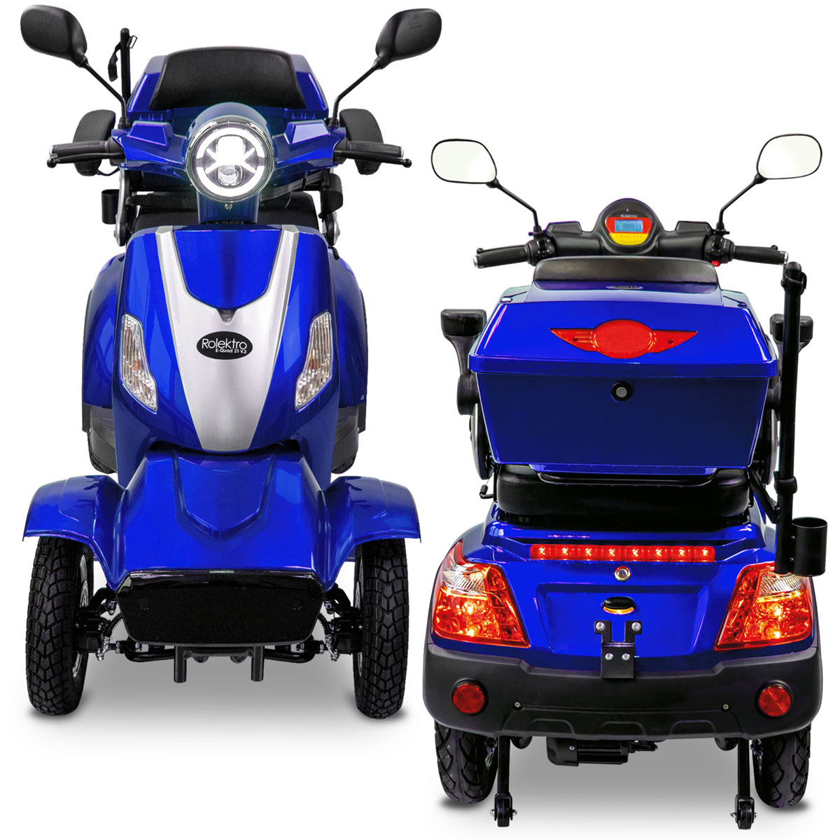 Rolektro E-Quad 25 V.3 Lithium, Blau, 60V-30Ah Akku, 1000 Watt Bild 3