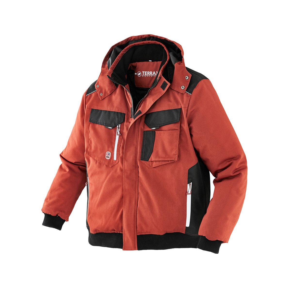 Terrax Workwear Pilotenjacke rotbraun Gr. 3XL