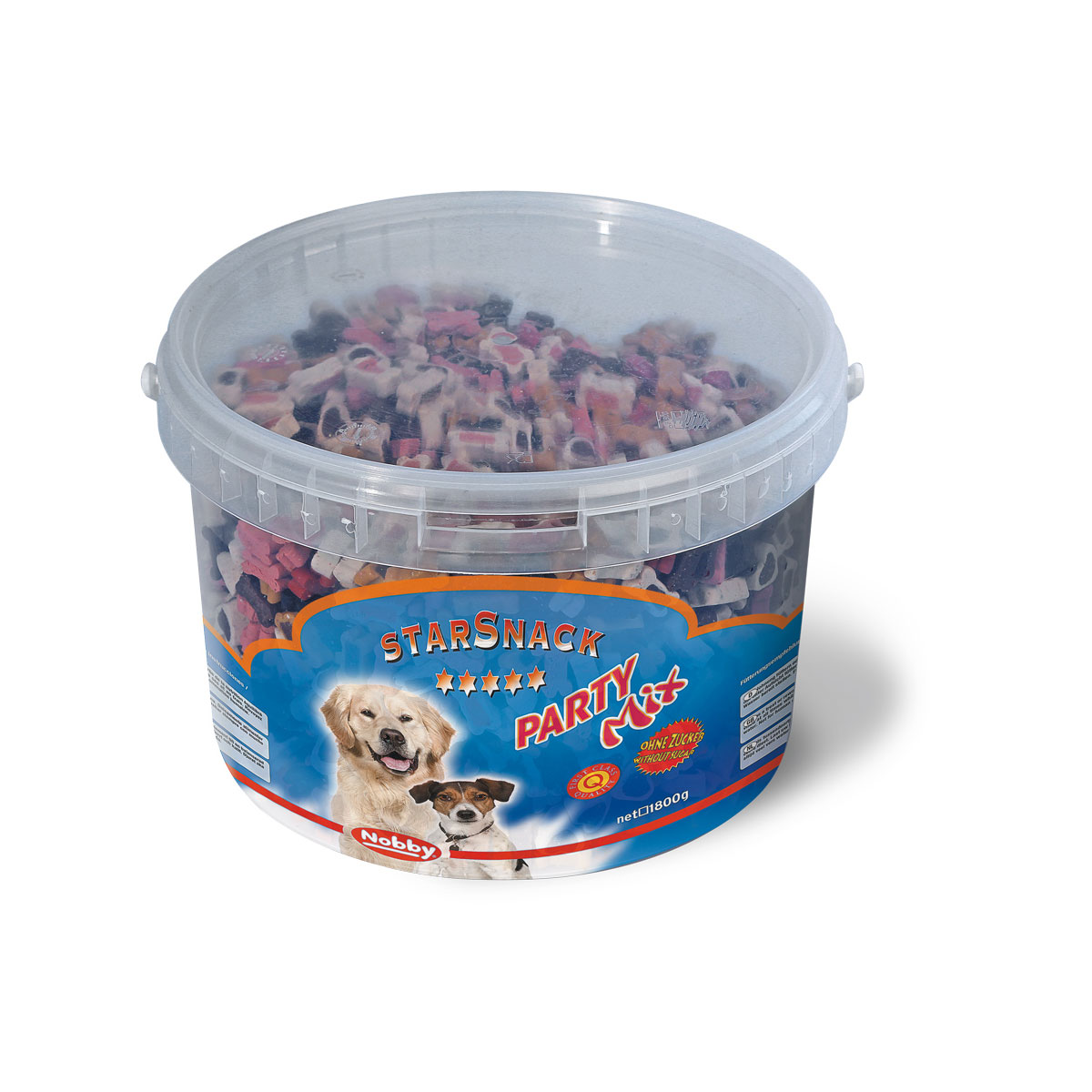 Nobby Leckerlie StarSnack Party Mix Eimer 1,8 kg