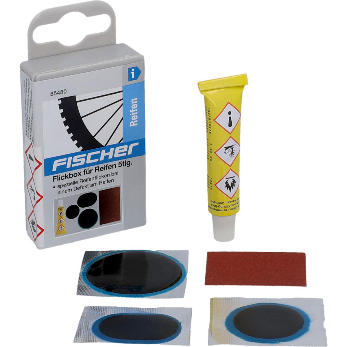 Fischer Bikes Flickbox-Reifen-Set 5-teilig Bild 2
