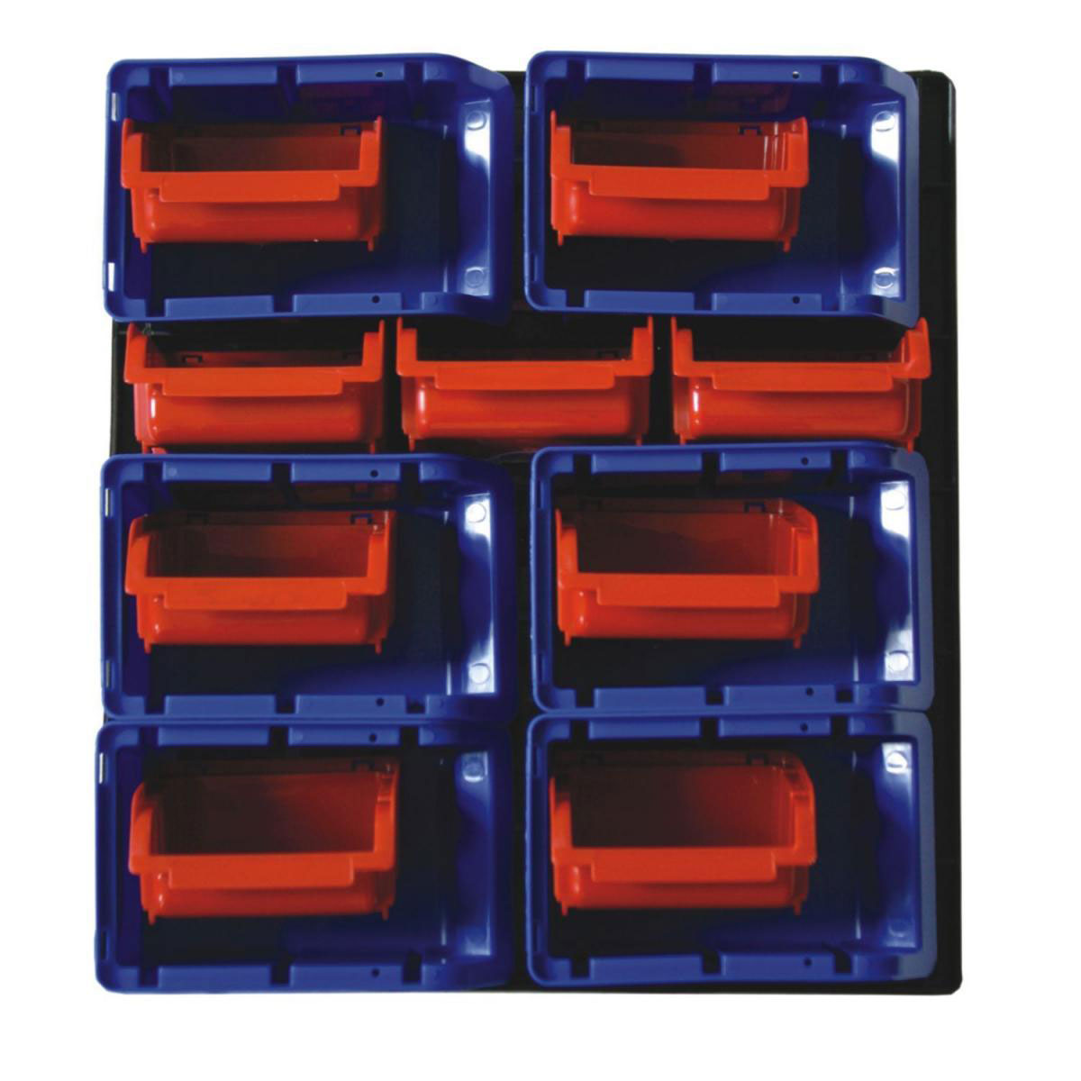 Tood Sichtlagerkasten-Set blau-rot 16-teilig Bild 3