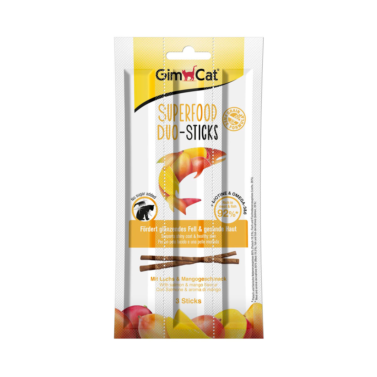 GIMBORN Spezialitäten Superfood Duo-Sticks Lachs & Mango 3St.