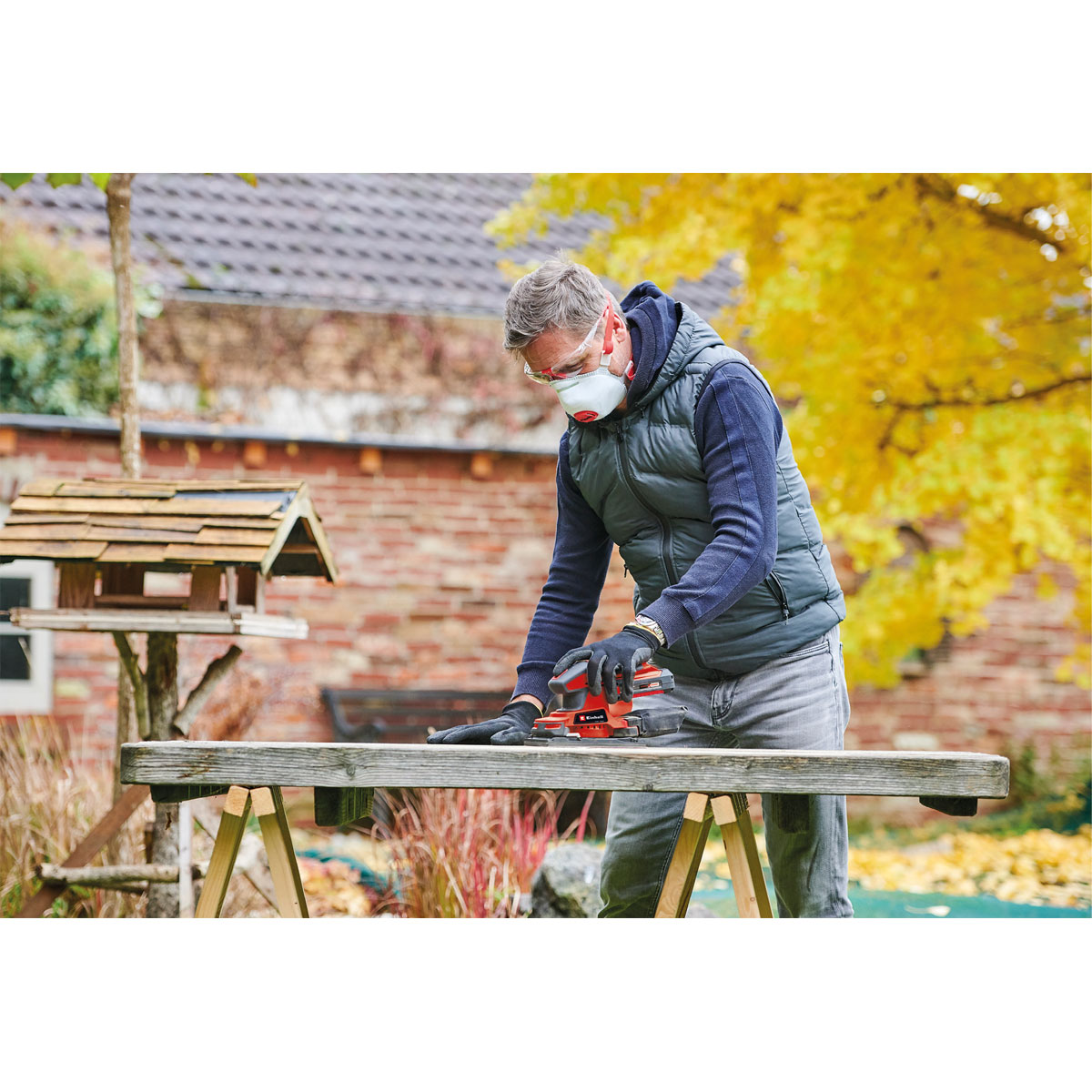 Einhell Akku-SchwingschleiferTC-OS 18/187 Li Solo Bild 3